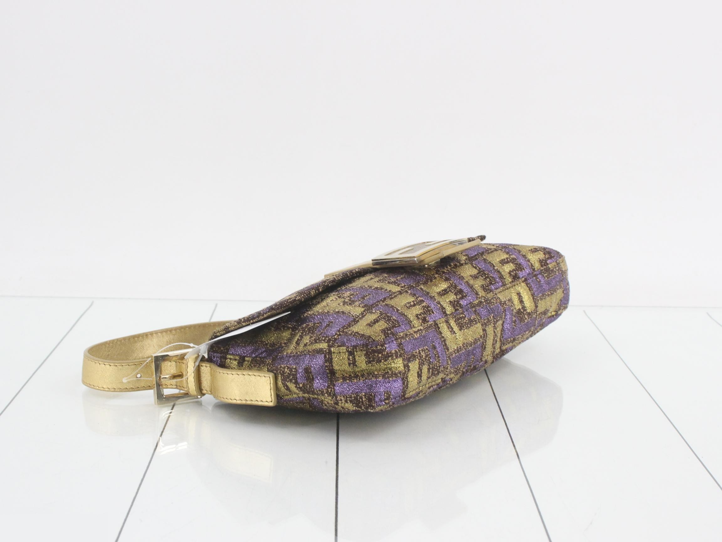 ZUCCA (bag) - Handbag - Mamma Baguette - Gold and Purple — view 5