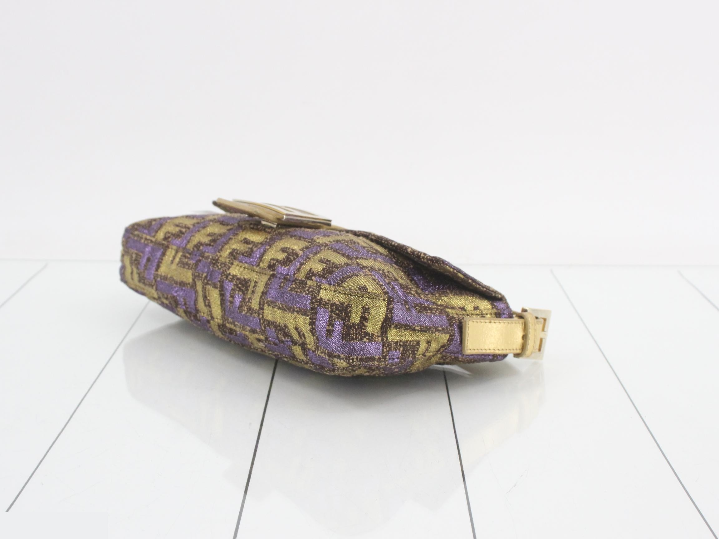 ZUCCA (bag) - Handbag - Mamma Baguette - Gold and Purple — view 6