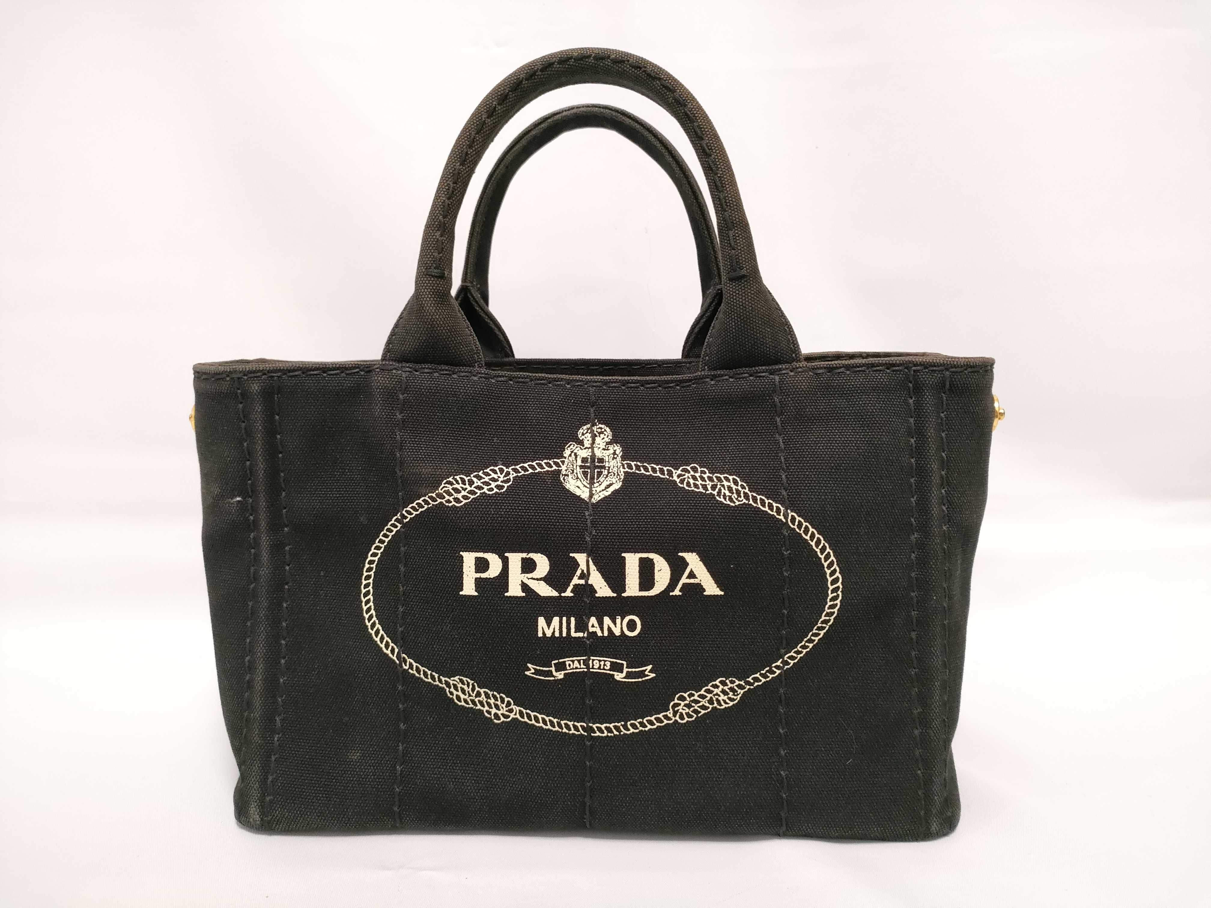 Canapa Canvas Handbag, Black