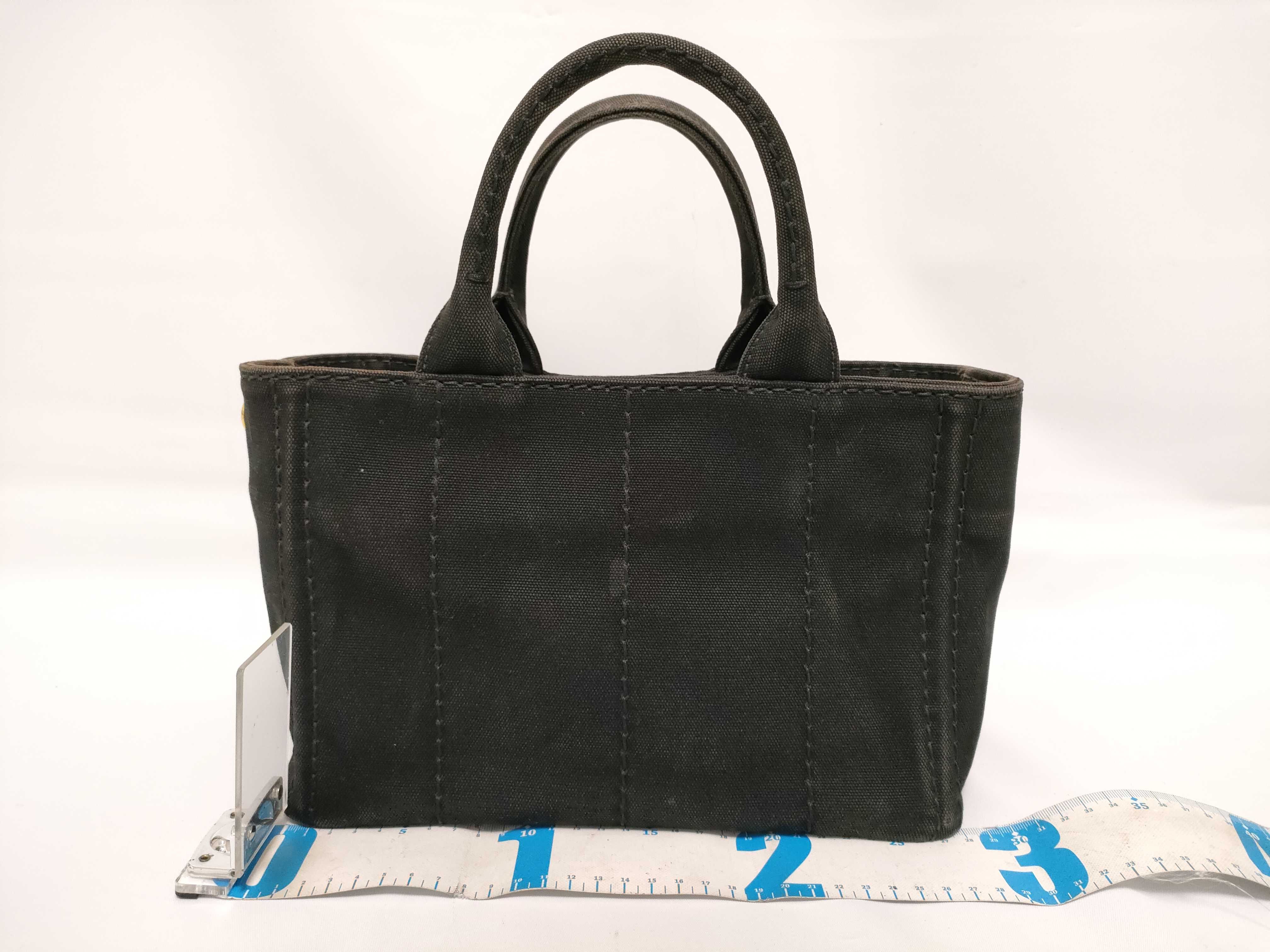 Canapa Canvas Handbag, Black — view 2