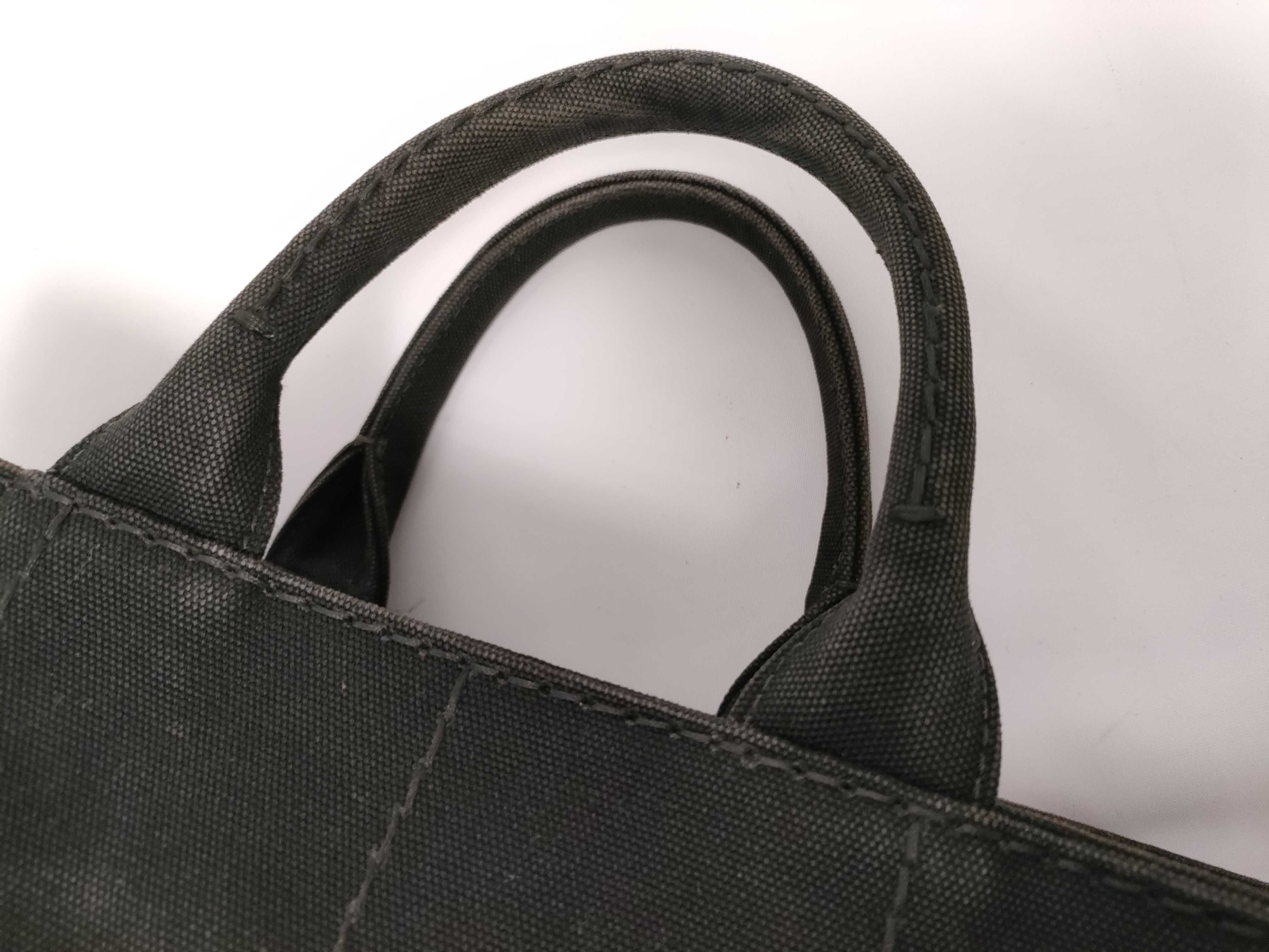 Canapa Canvas Handbag, Black — view 5