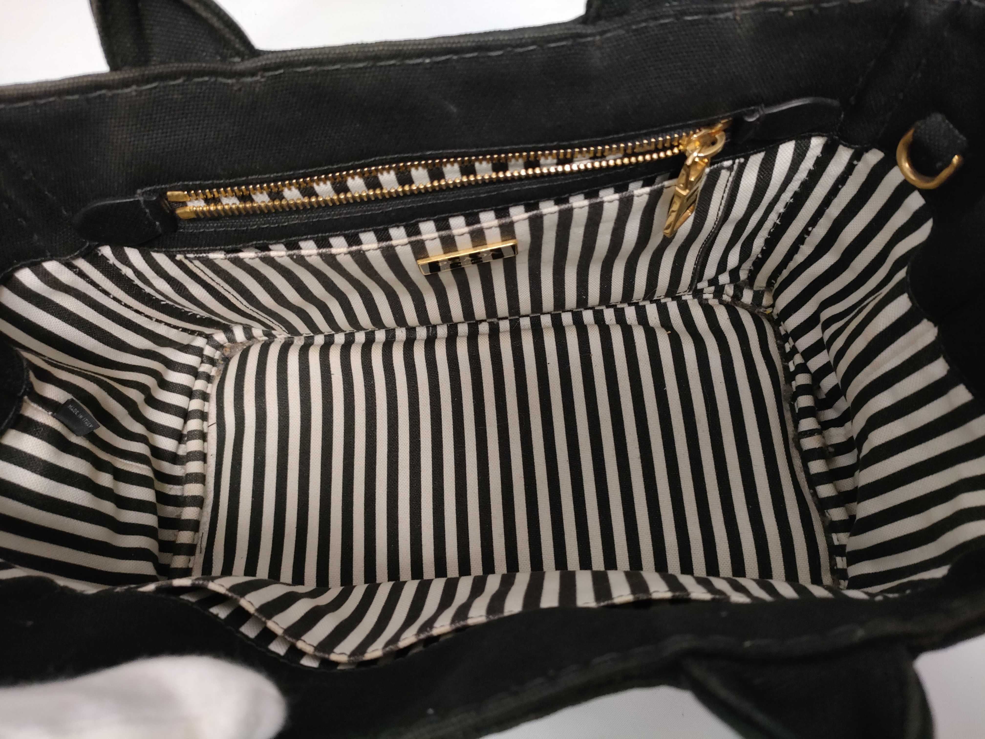 Canapa Canvas Handbag, Black — view 8