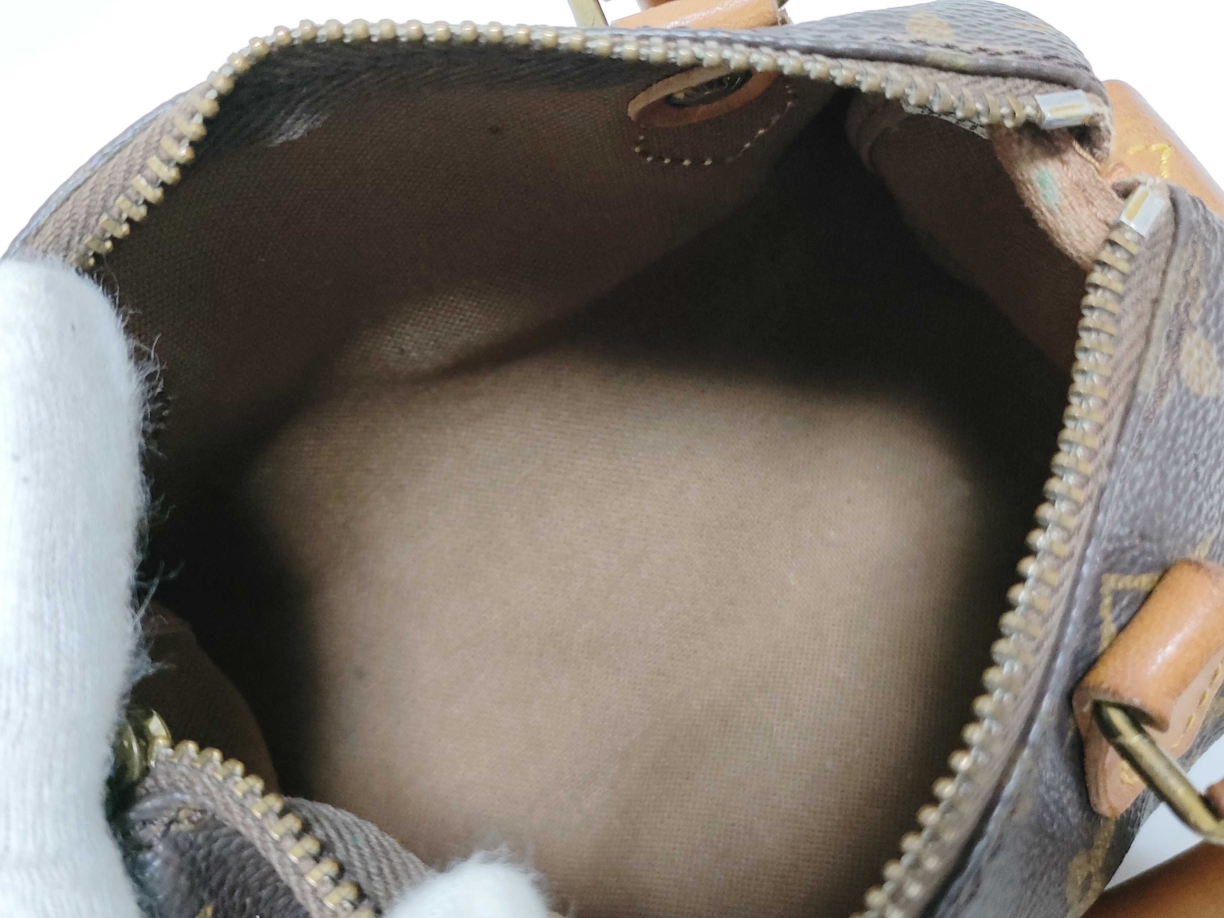 Monogram Louis Vuitton Mini Speedy Monogram 2-way Shoulder Bag Handbag — view 11
