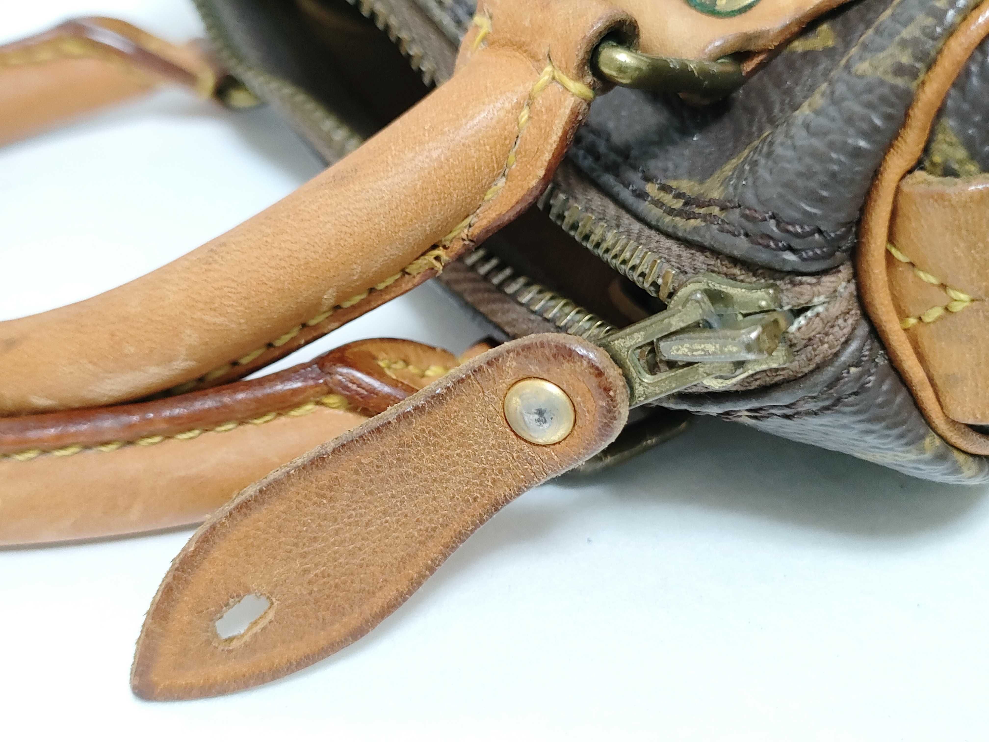 Monogram Louis Vuitton Mini Speedy Monogram 2-way Shoulder Bag Handbag — view 13
