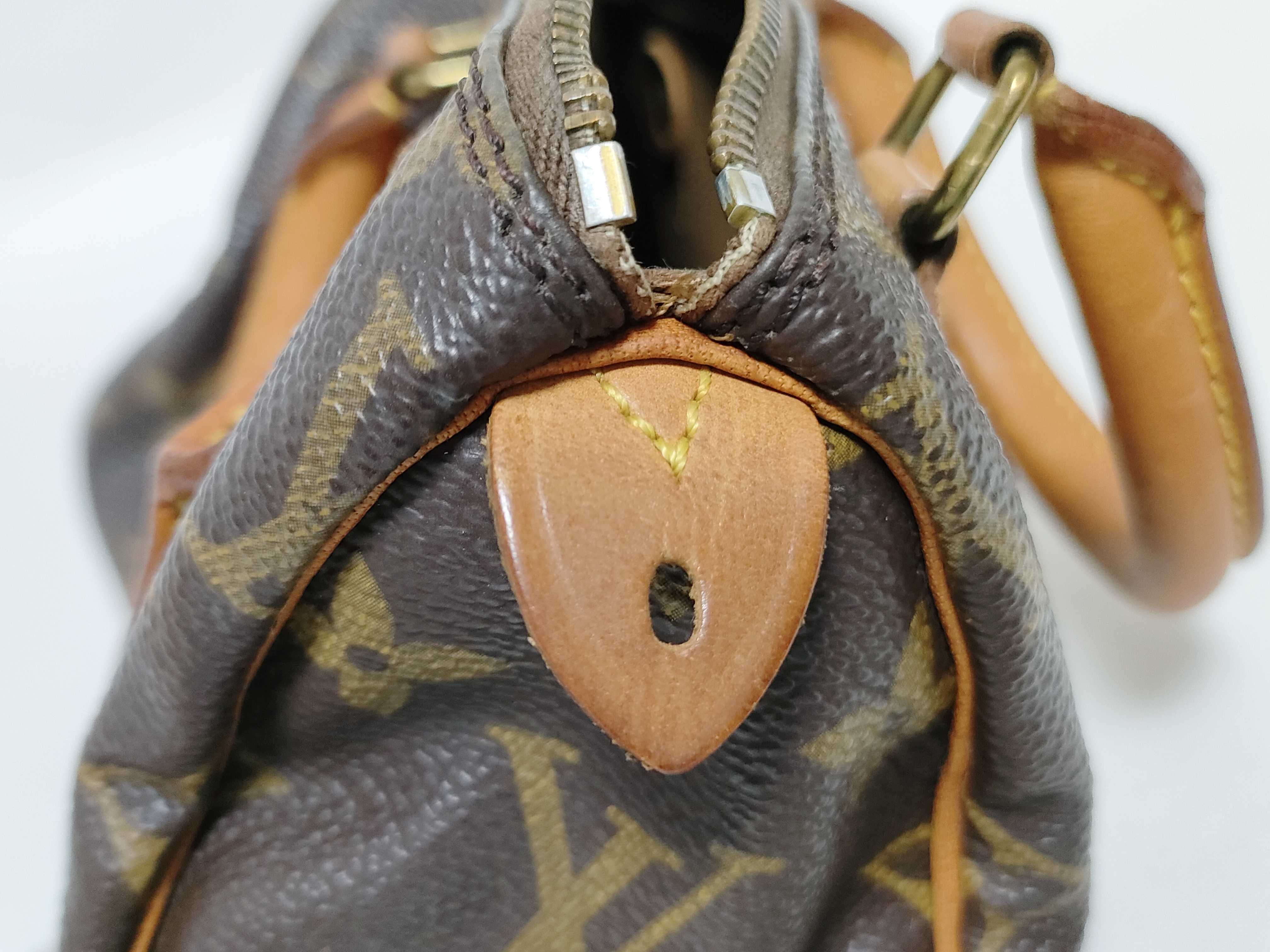 Monogram Louis Vuitton Mini Speedy Monogram 2-way Shoulder Bag Handbag — view 15
