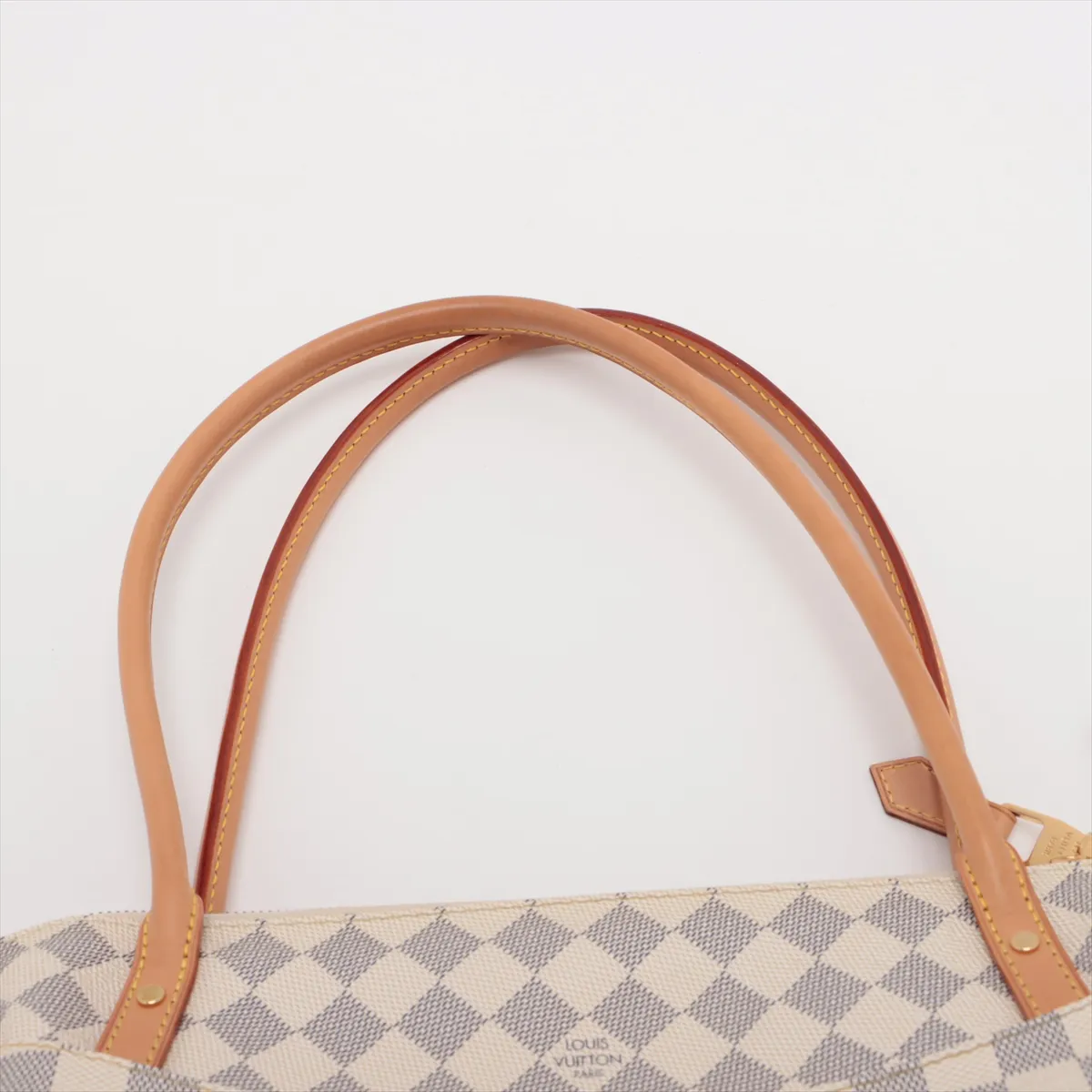 Damier Azur Figeri PM N41176 SN3142 White x Beige — view 6