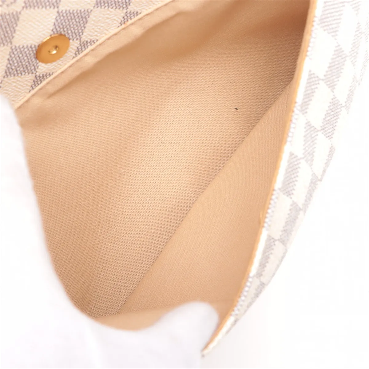 Damier Azur Figeri PM N41176 SN3142 White x Beige — view 10