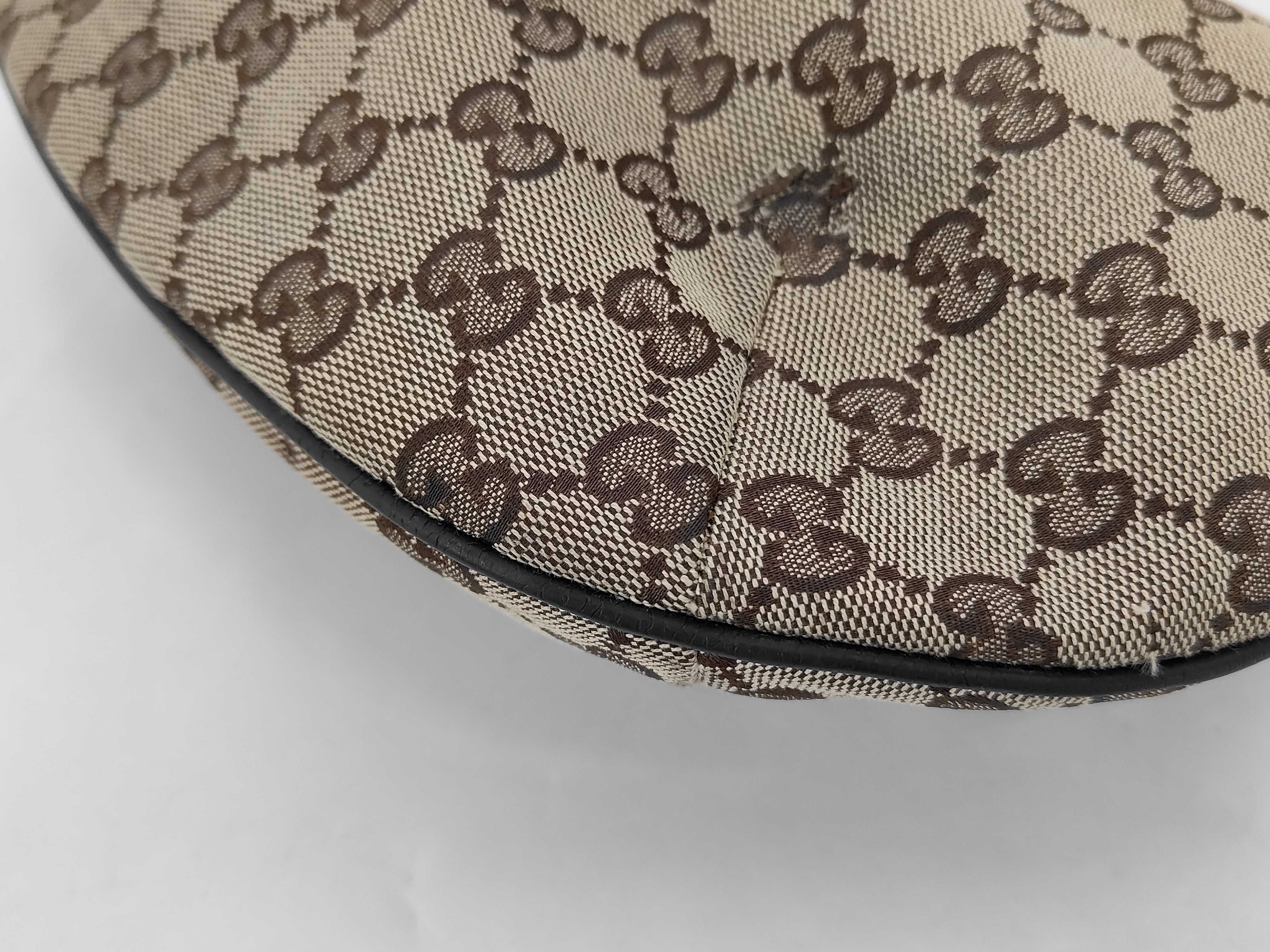 GG Canvas x Leather Shoulder Bag — view 4