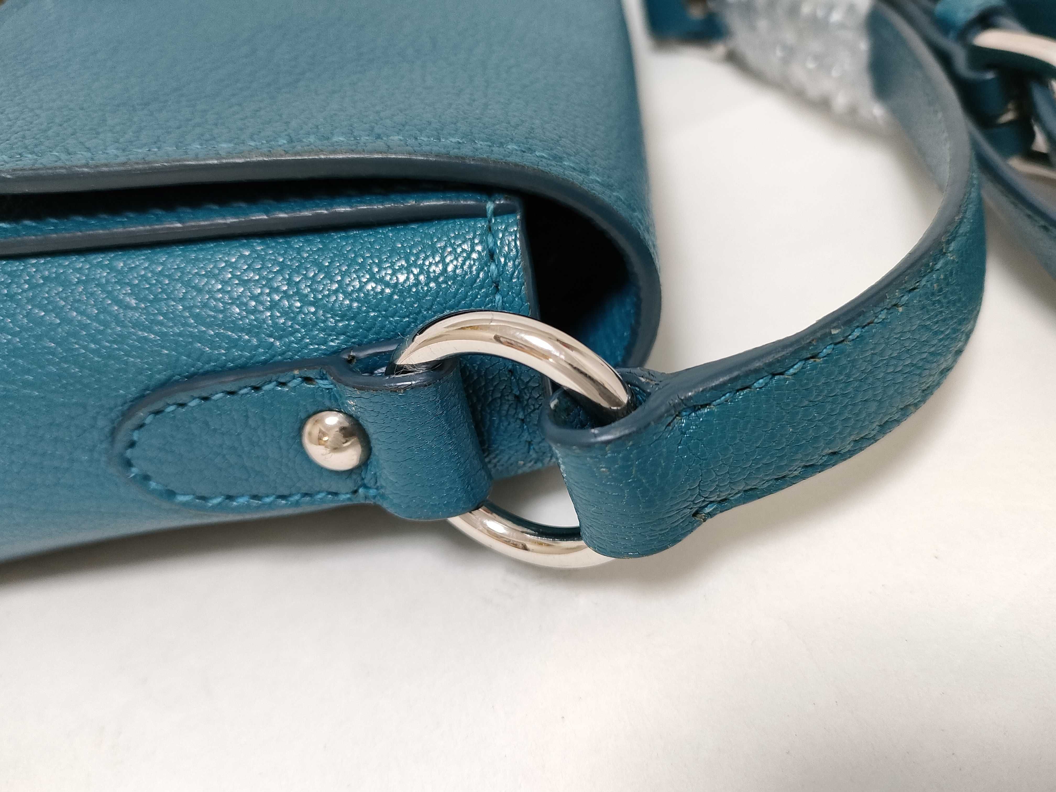 Madras Shoulder Bag, Blue, 5BH638 — view 5