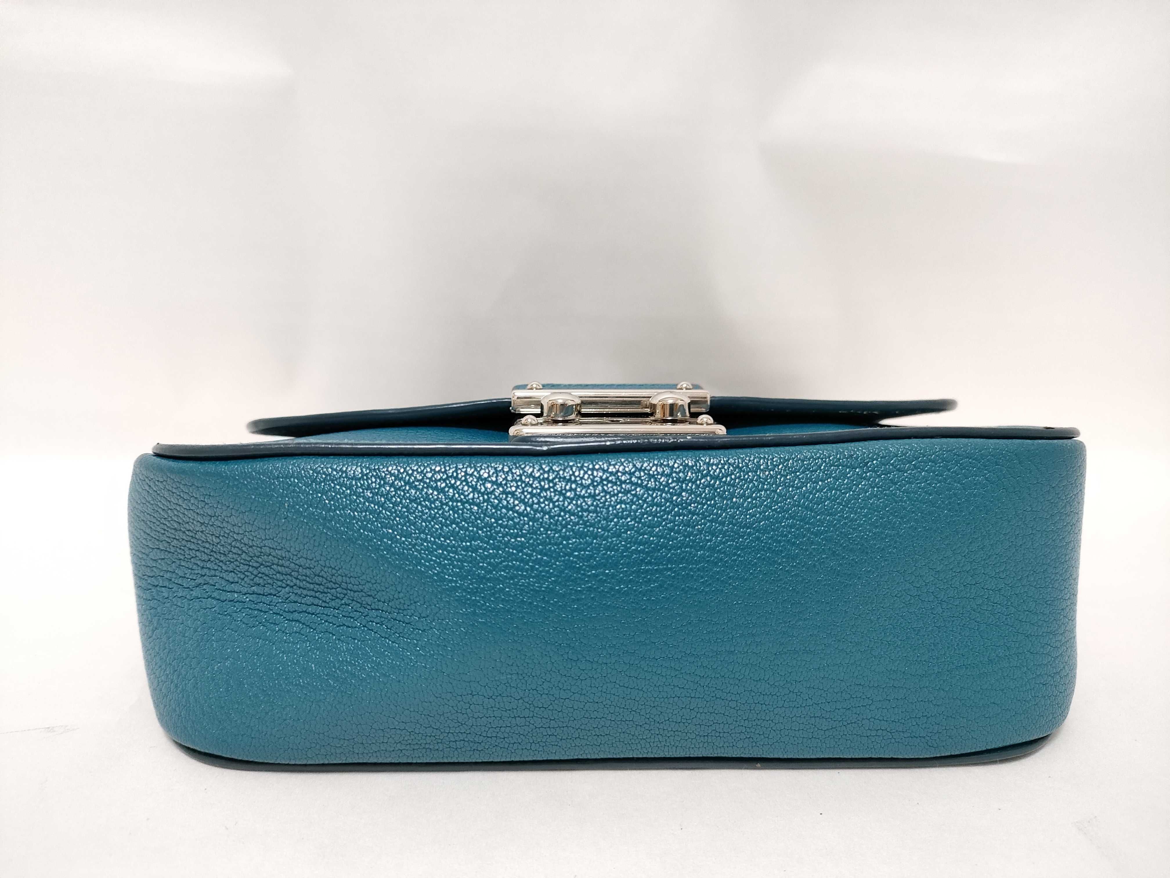 Madras Shoulder Bag, Blue, 5BH638 — view 7