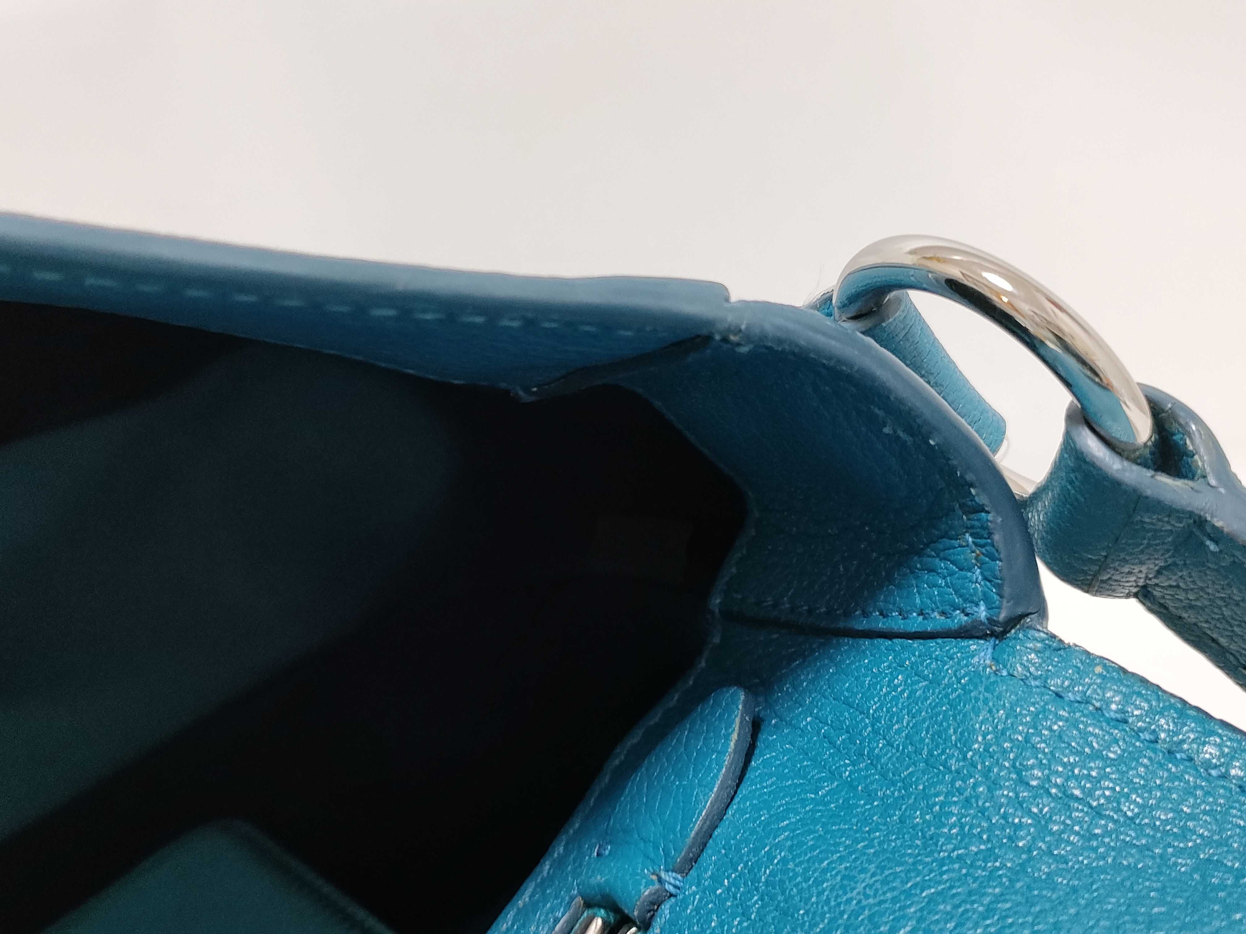 Madras Shoulder Bag, Blue, 5BH638 — view 9