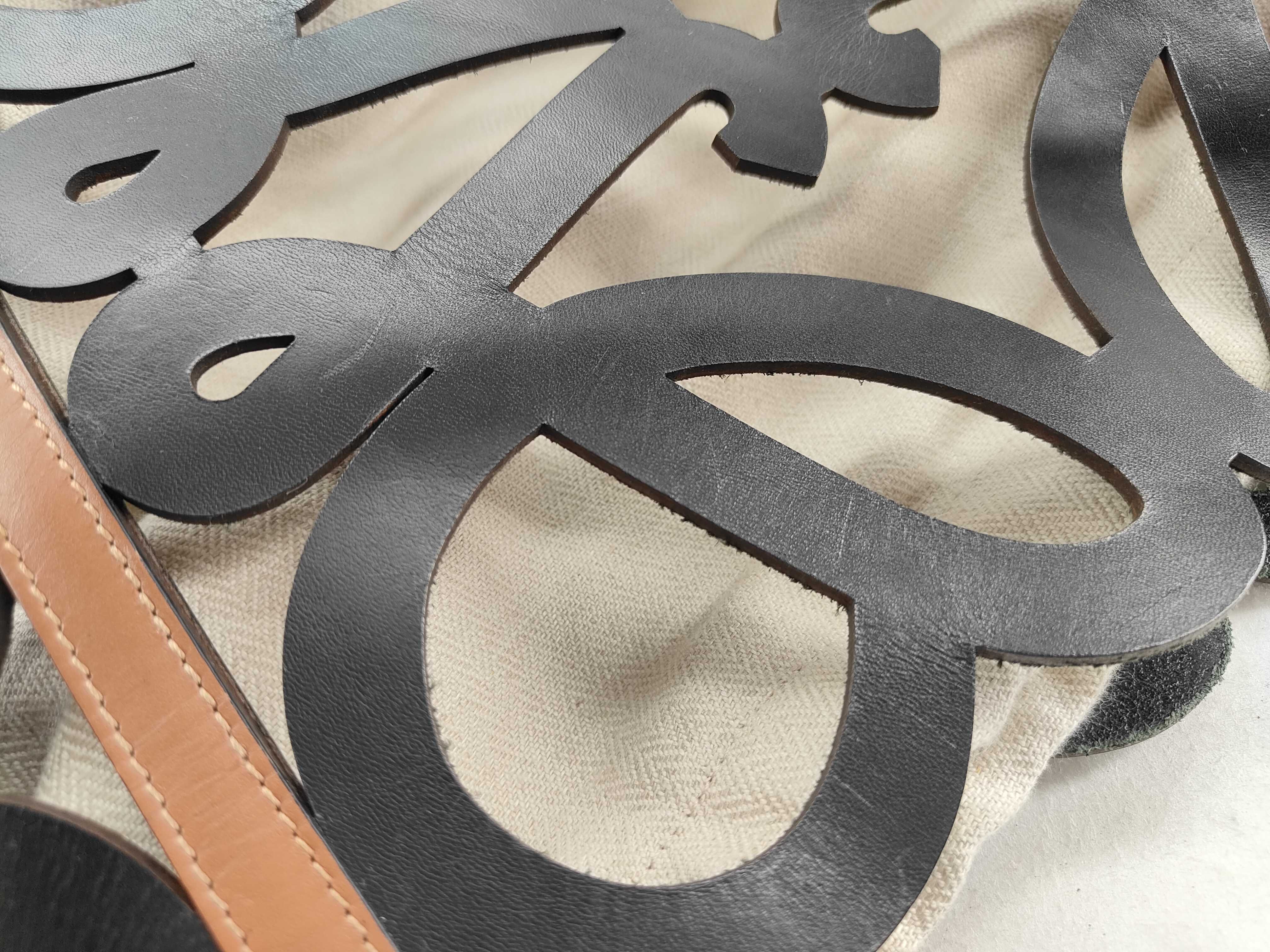 DU- Anagram Leather Tote Bag Black — view 13
