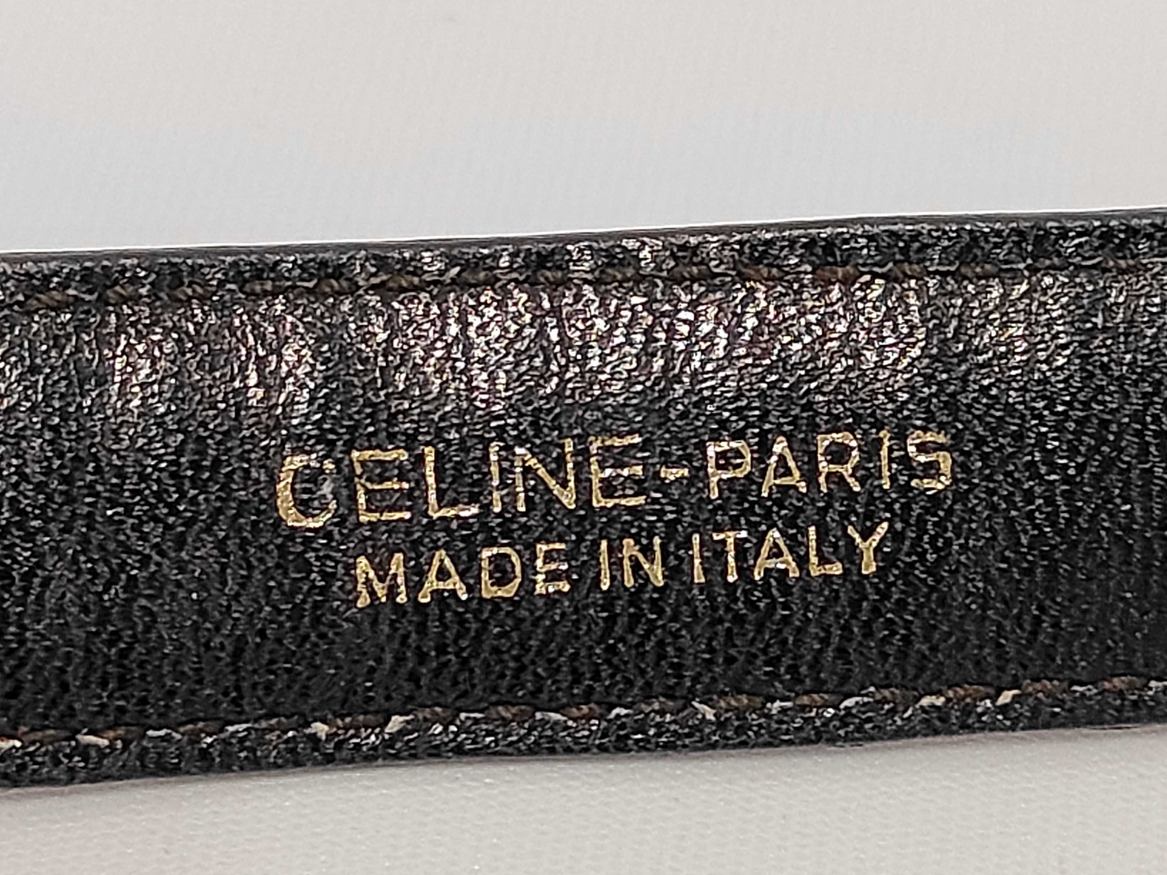 Triple Gold Buckle Leather Belt 60 Belt — view 5