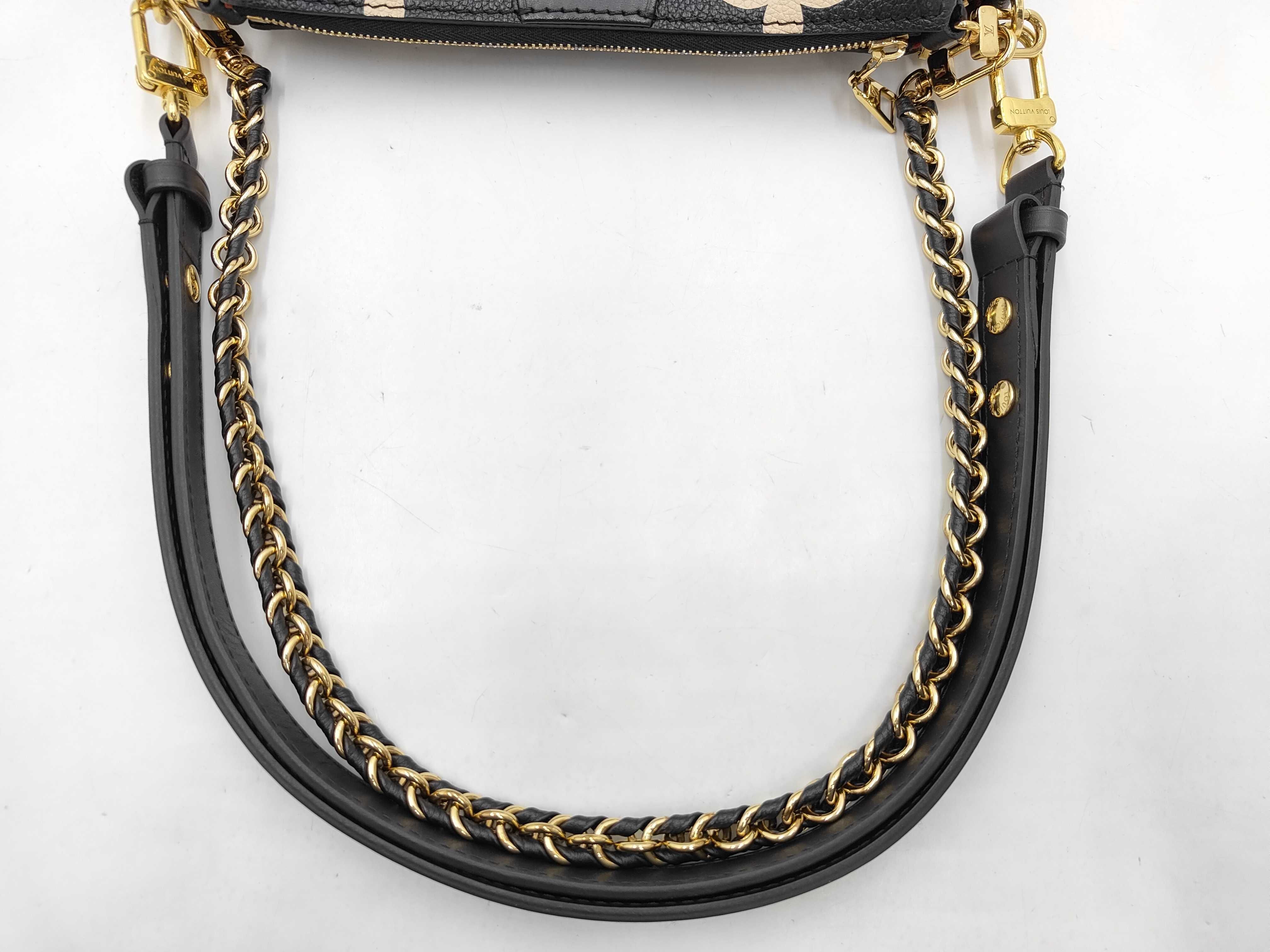 All-Leather Black Triangle Shoulder Bag — view 3