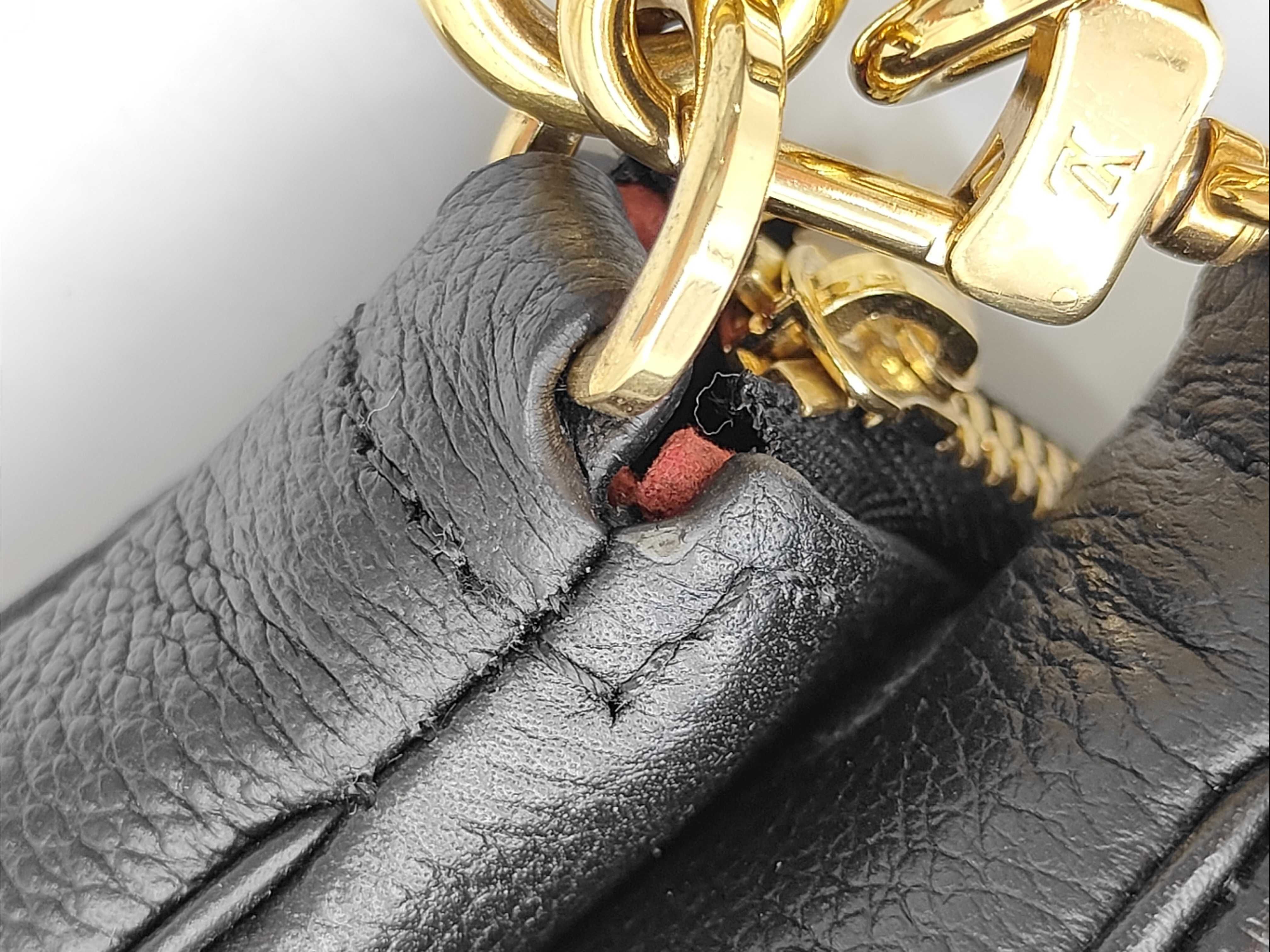 All-Leather Black Triangle Shoulder Bag — view 6