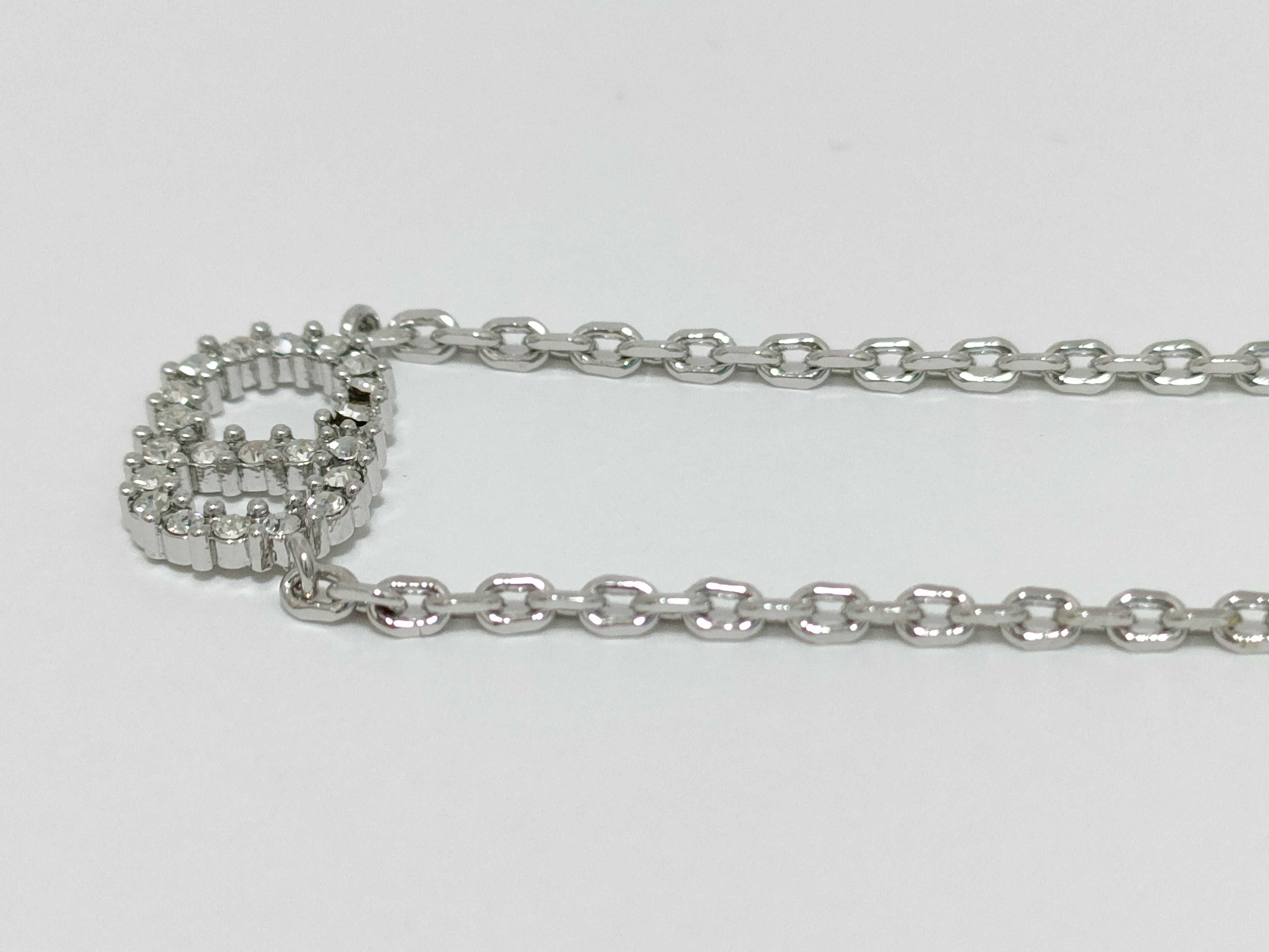 SV CD Rhinestone Necklace — view 3