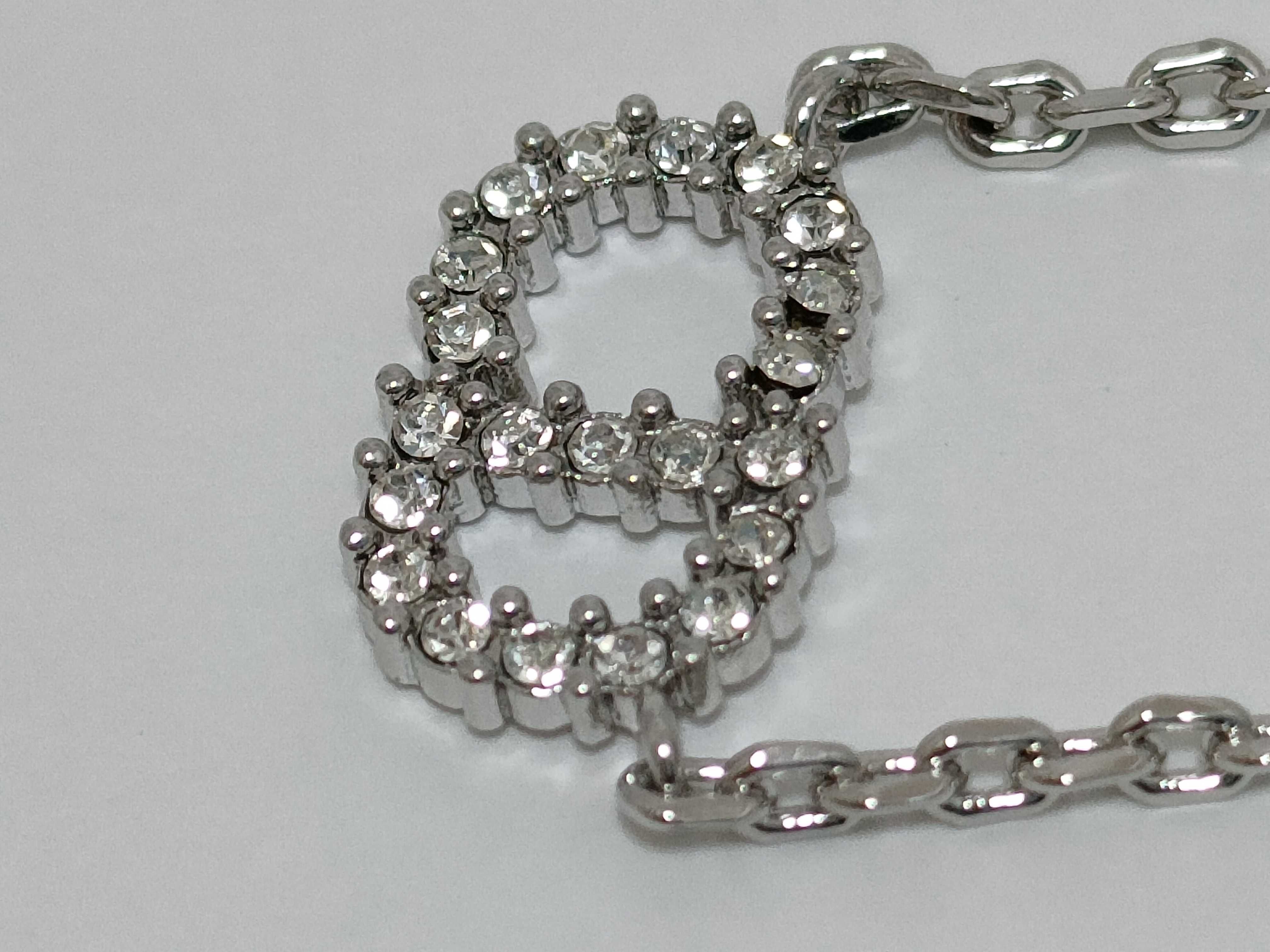 SV CD Rhinestone Necklace — view 7