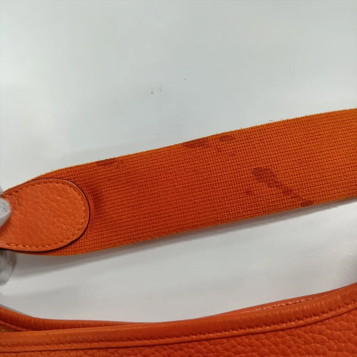 Evelyne 3 29 PM Taurillon Clemence Orange Silver Hardware T:2015 — view 12