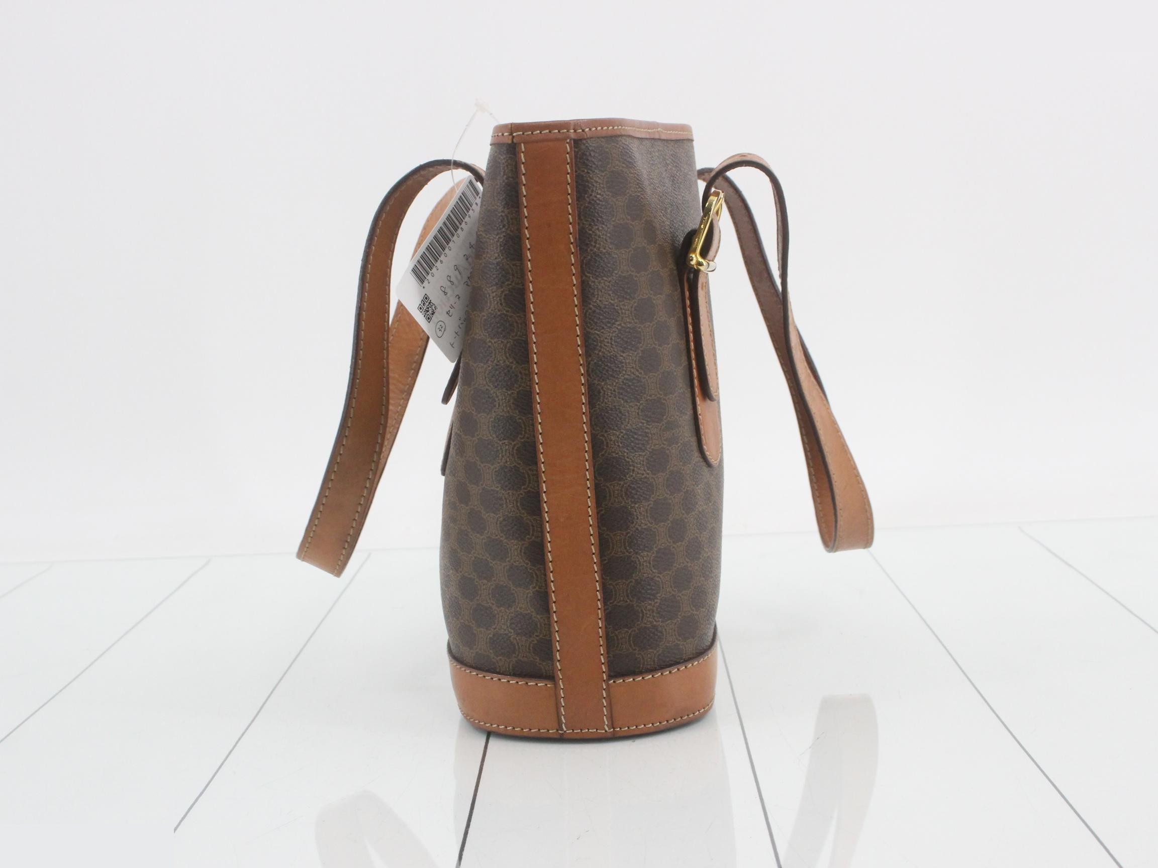 Macadam Tote Bag, Brown, PVC/Leather — view 3