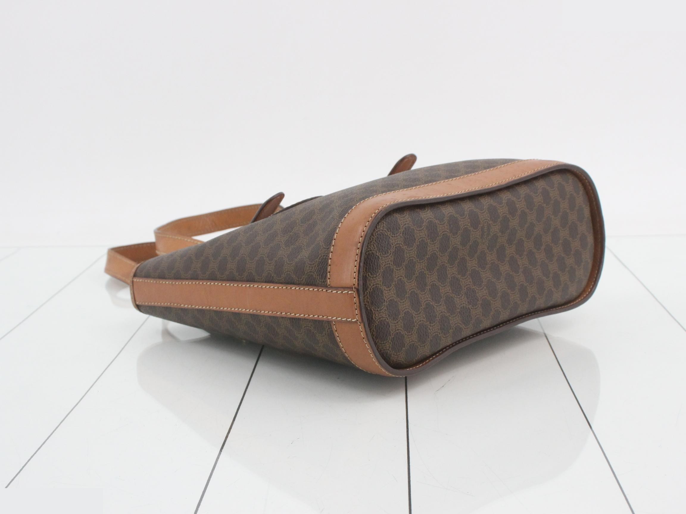 Macadam Tote Bag, Brown, PVC/Leather — view 5