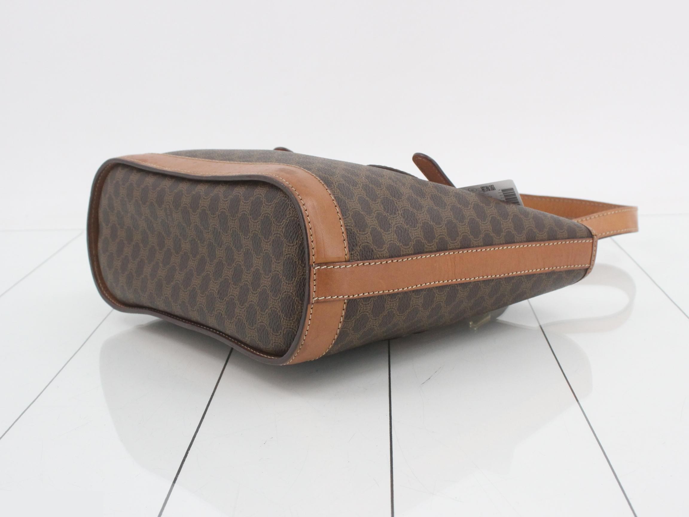 Macadam Tote Bag, Brown, PVC/Leather — view 6