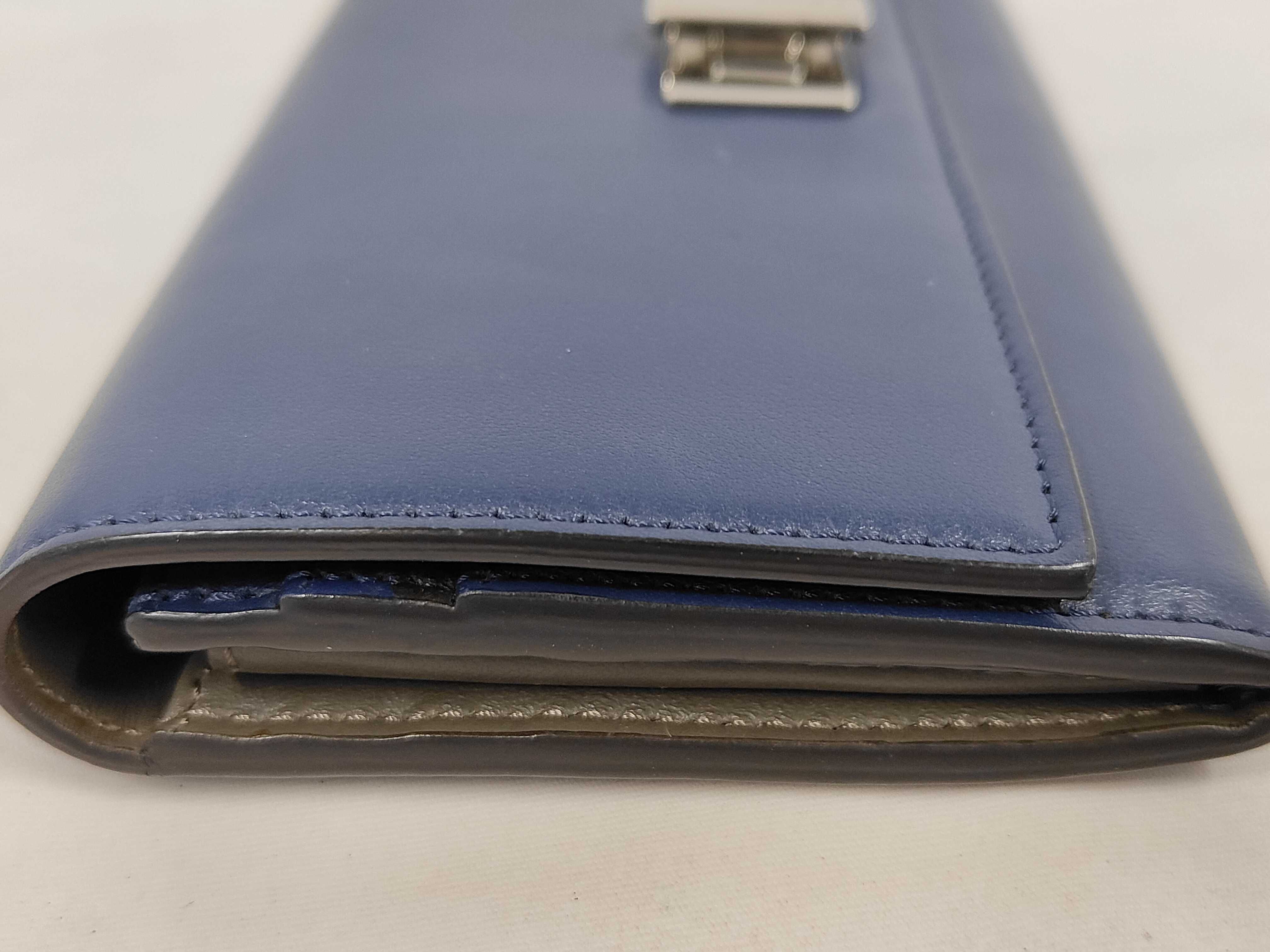 Peekaboo 8M0377 Blue Leather Long Wallet — view 5