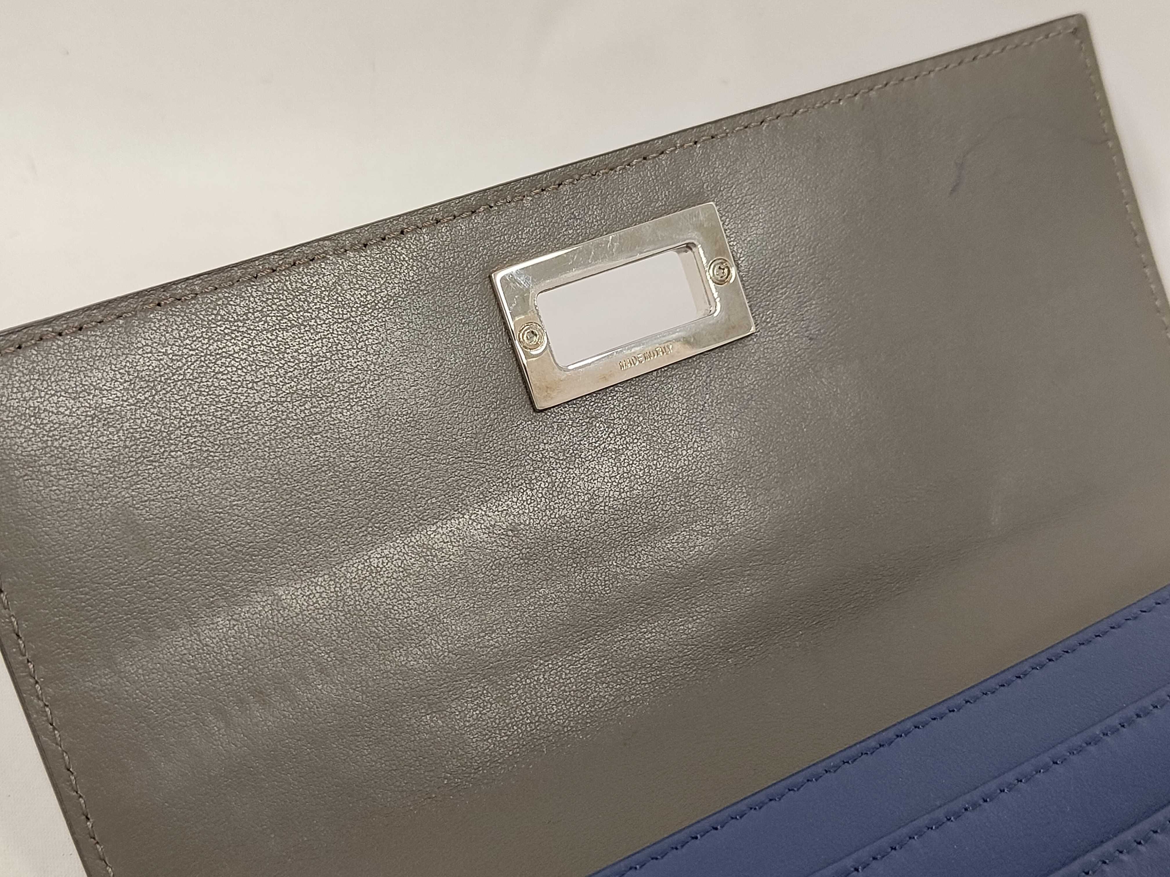 Peekaboo 8M0377 Blue Leather Long Wallet — view 9
