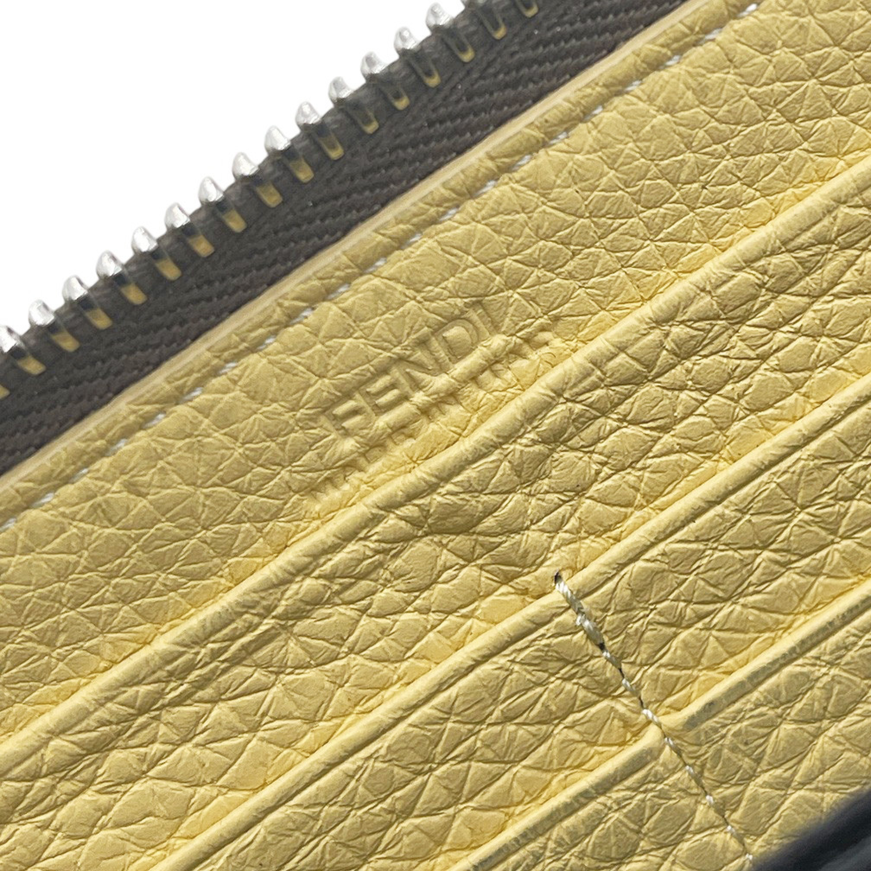 7M0210 Zip-Around Wallet, Leather, Genuine Leather, Logo Accent, Taupe. — view 9