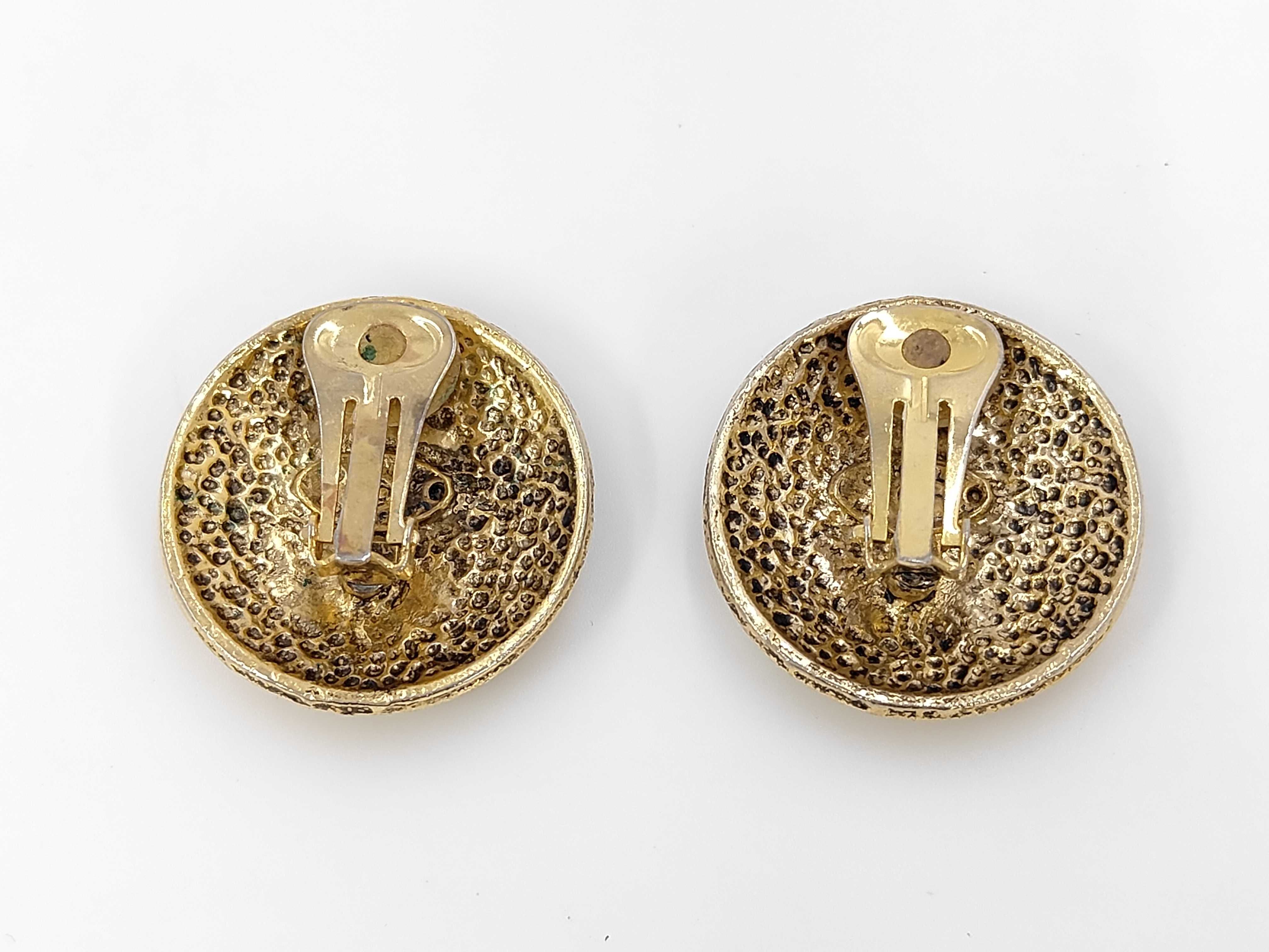 Coco Mark Round Earrings — view 2