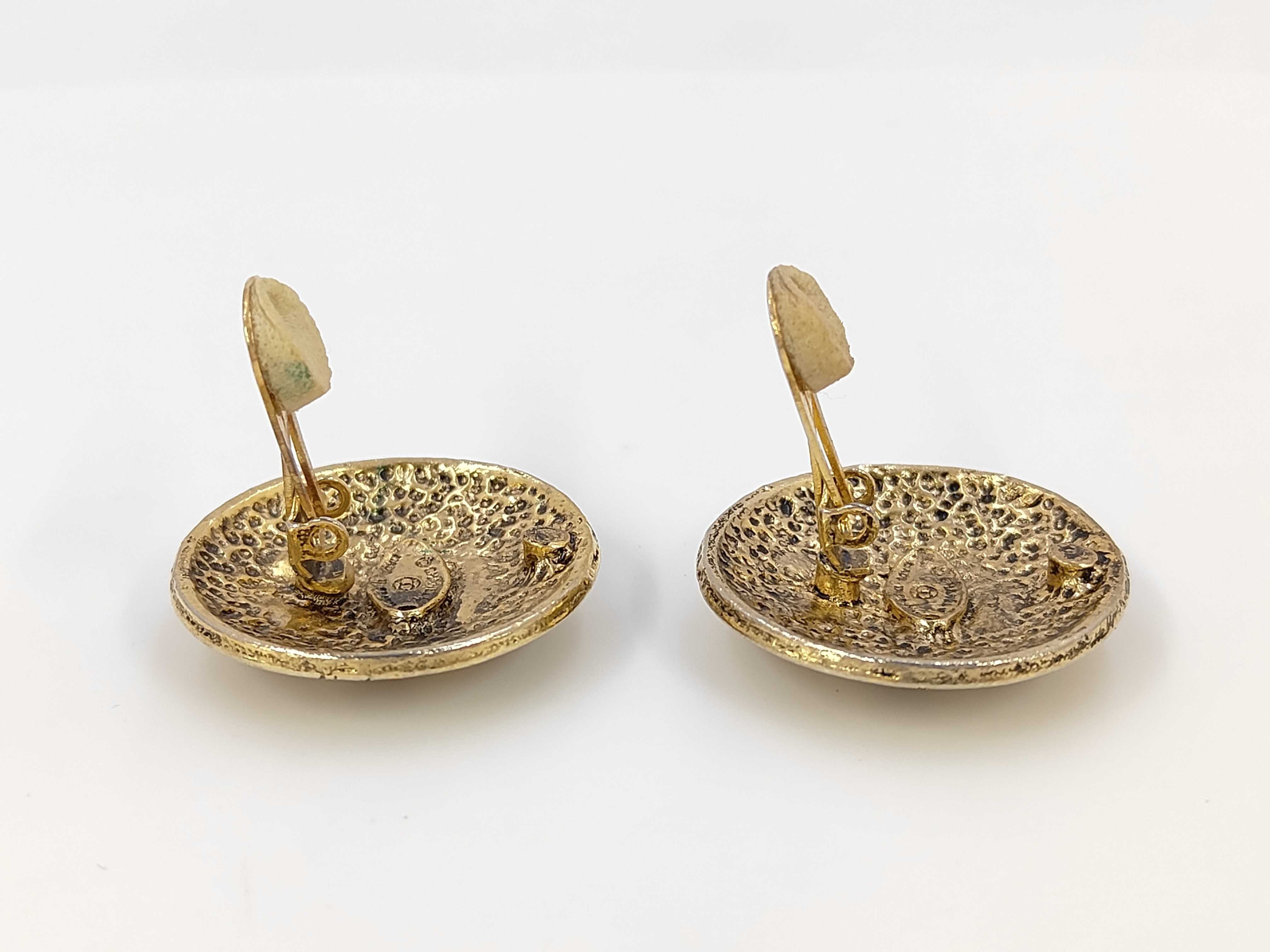 Coco Mark Round Earrings — view 3