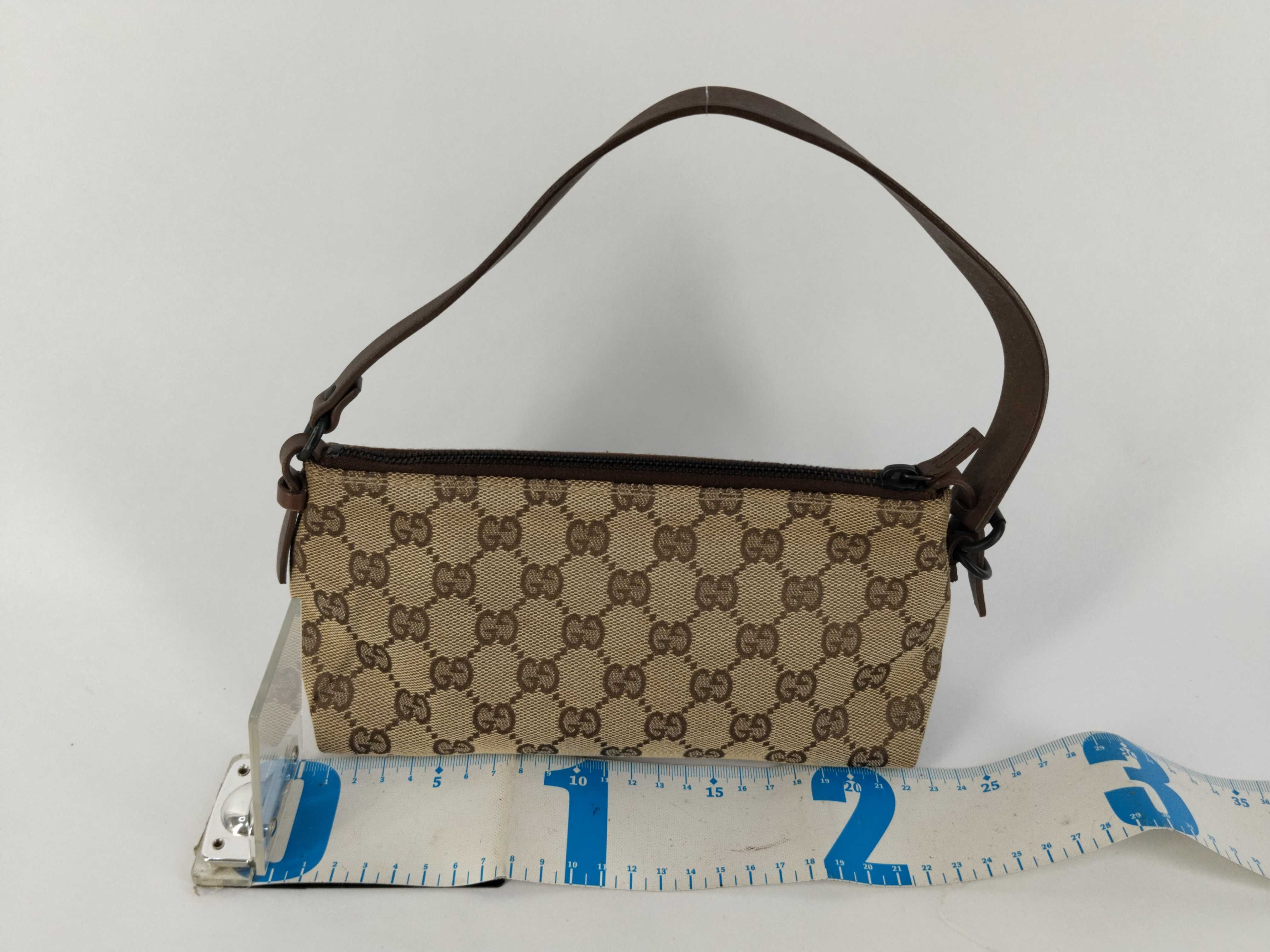 GG Canvas Handbag, Brown — view 2