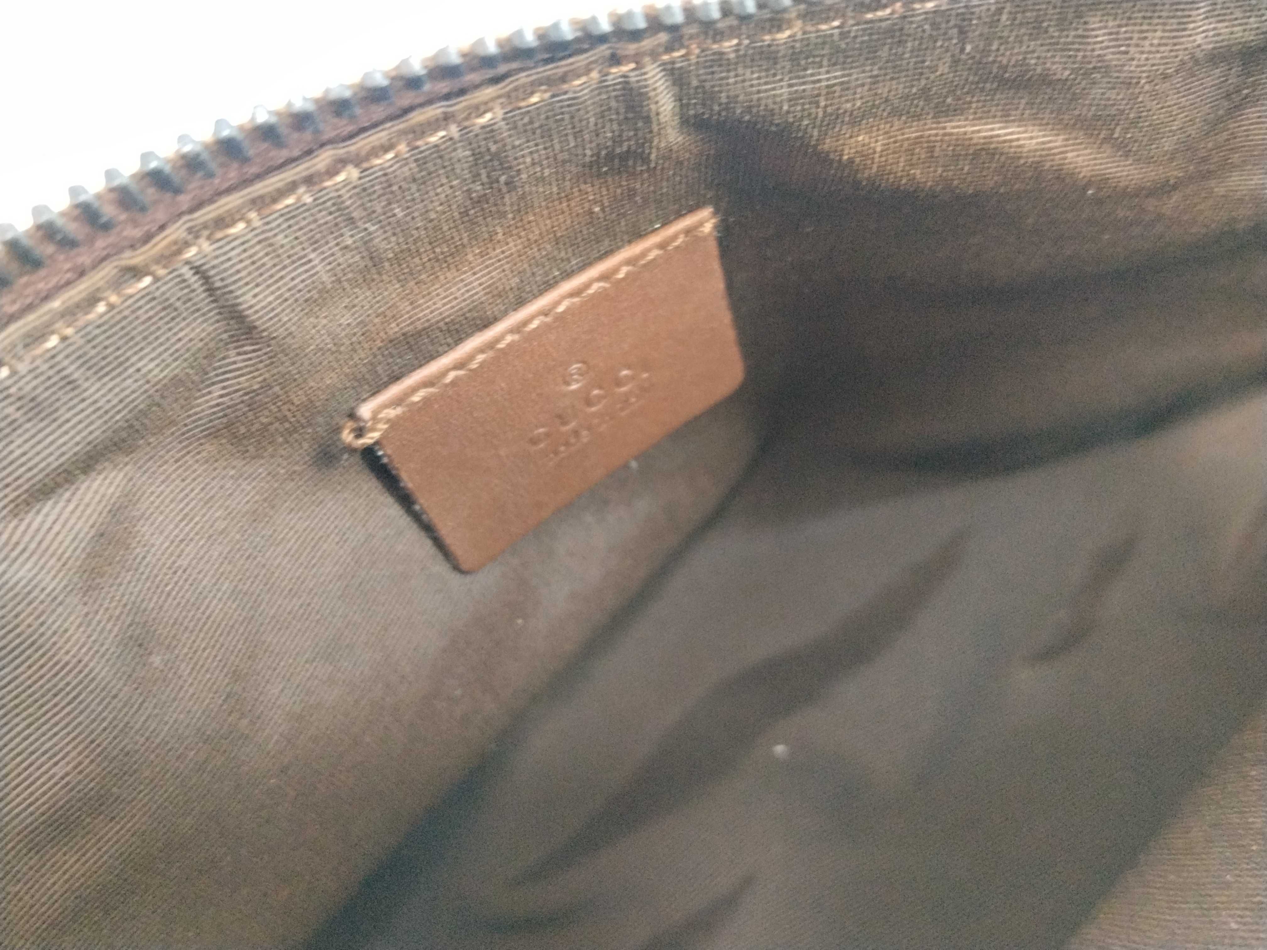 GG Canvas Handbag, Brown — view 11