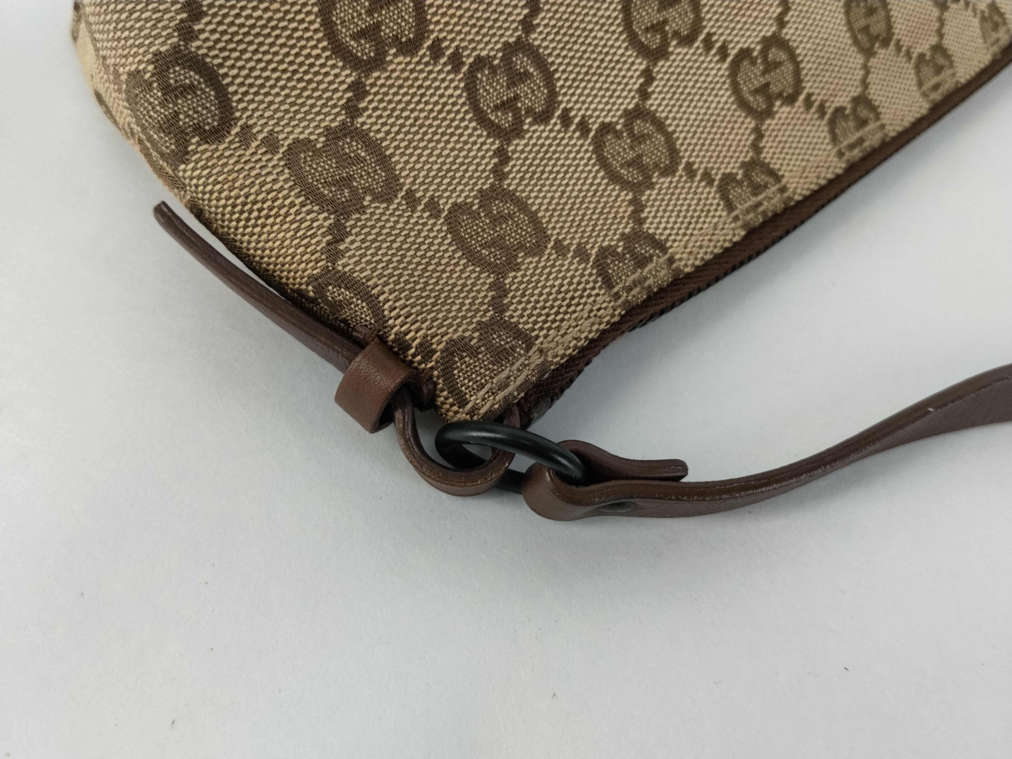 GG Canvas Handbag, Brown — view 5