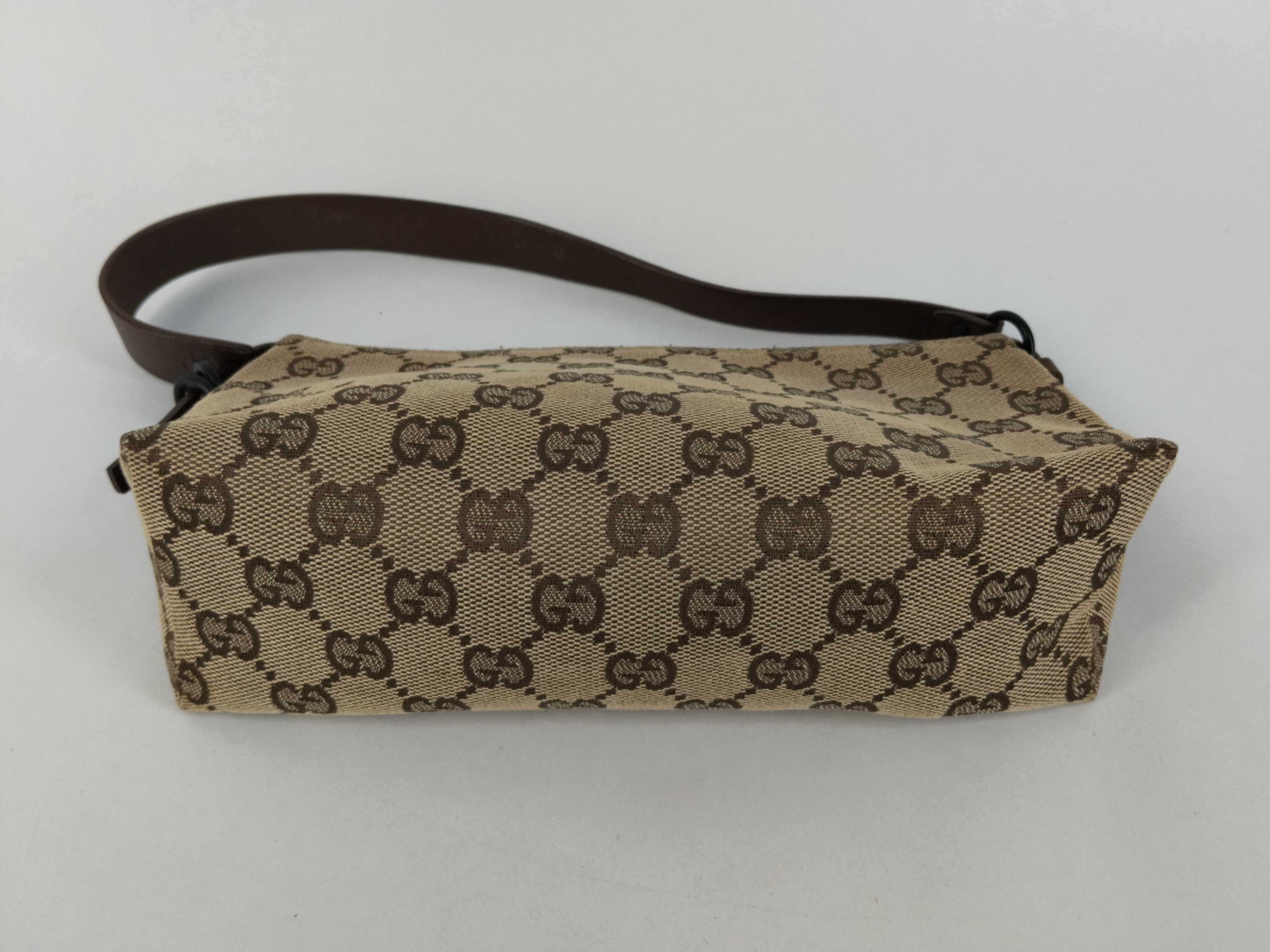GG Canvas Handbag, Brown — view 7