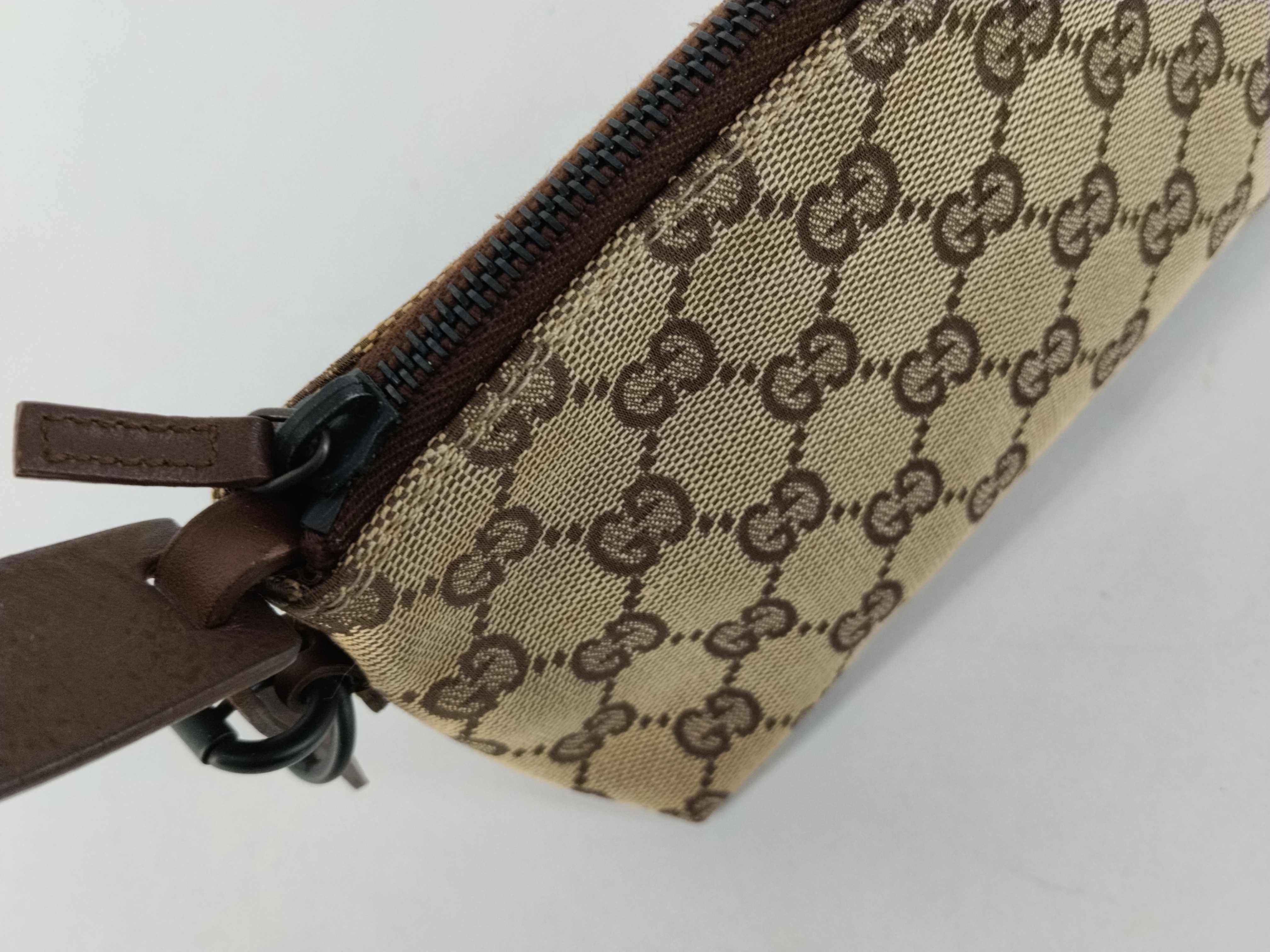 GG Canvas Handbag, Brown — view 8