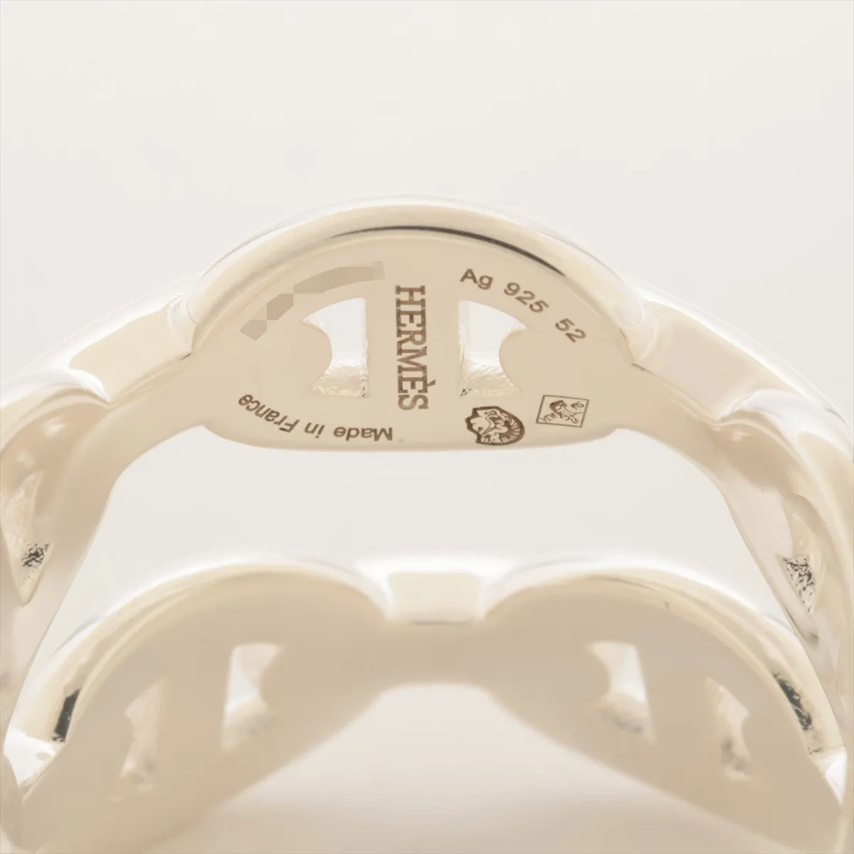 Chaine d'Ancre Enchainée Double 2025 Ring, Size 52, 925 Sterling Silver, 8.0g, 25AG433991. — view 3