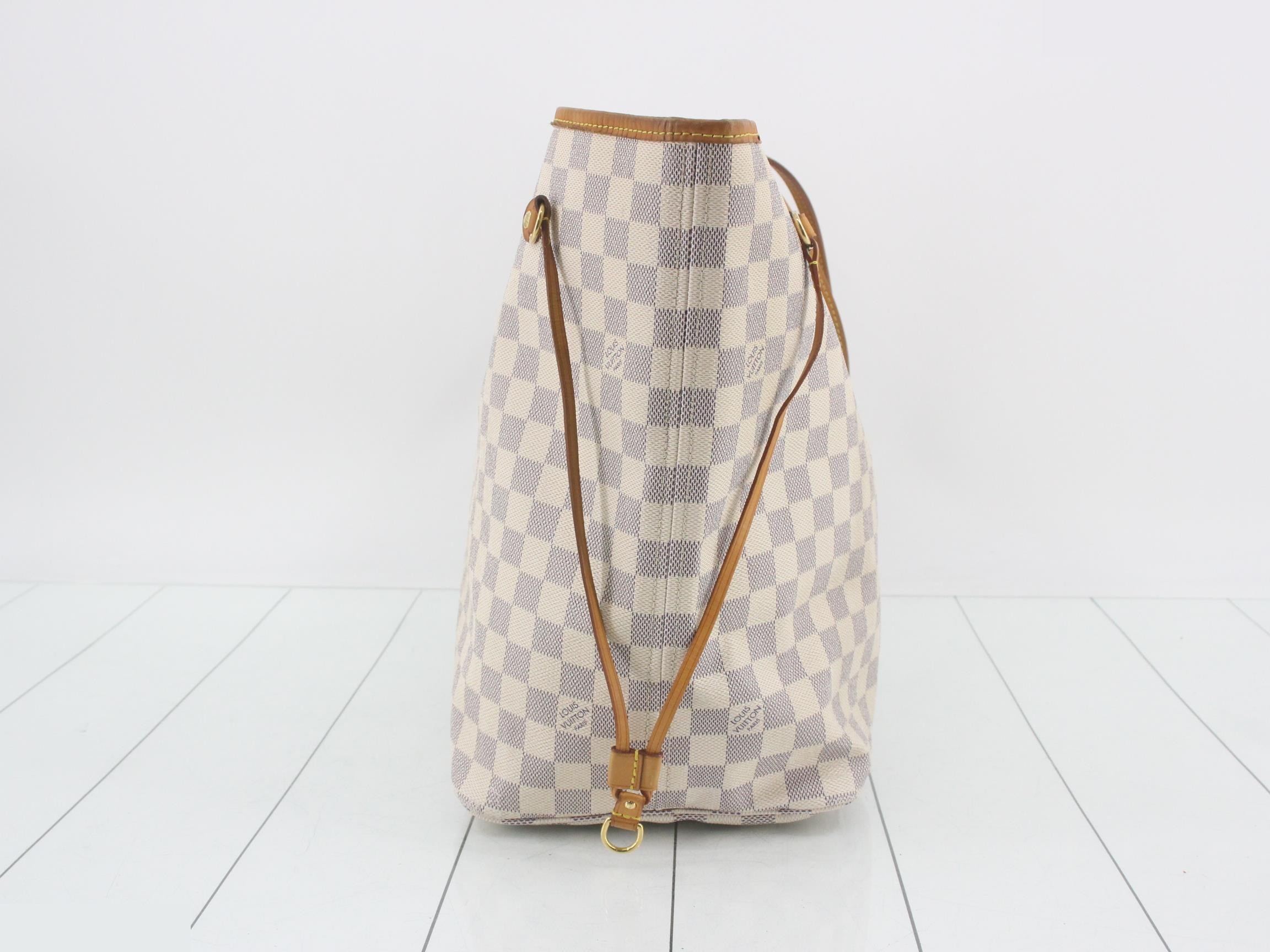 Damier Azur Neverfull GM Tote Bag — view 4