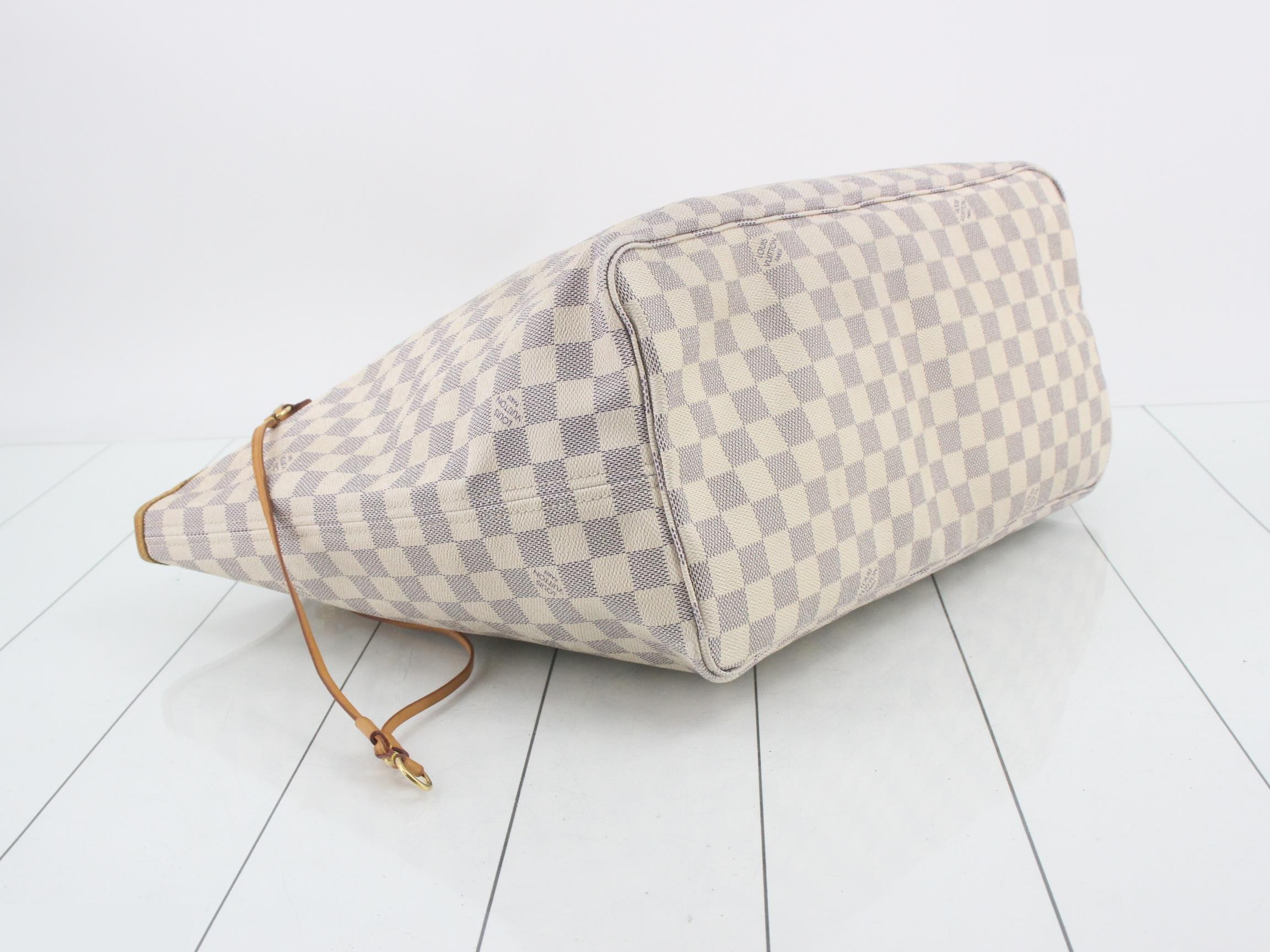Damier Azur Neverfull GM Tote Bag — view 5