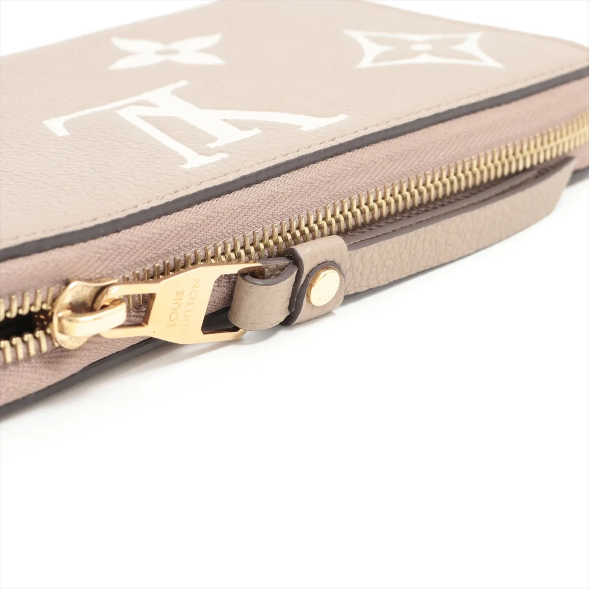 Bicolor Monogram Empreinte Zippy Wallet M69794 Tourtrell Crème Round Zip Wallet (RFID detected) — view 13