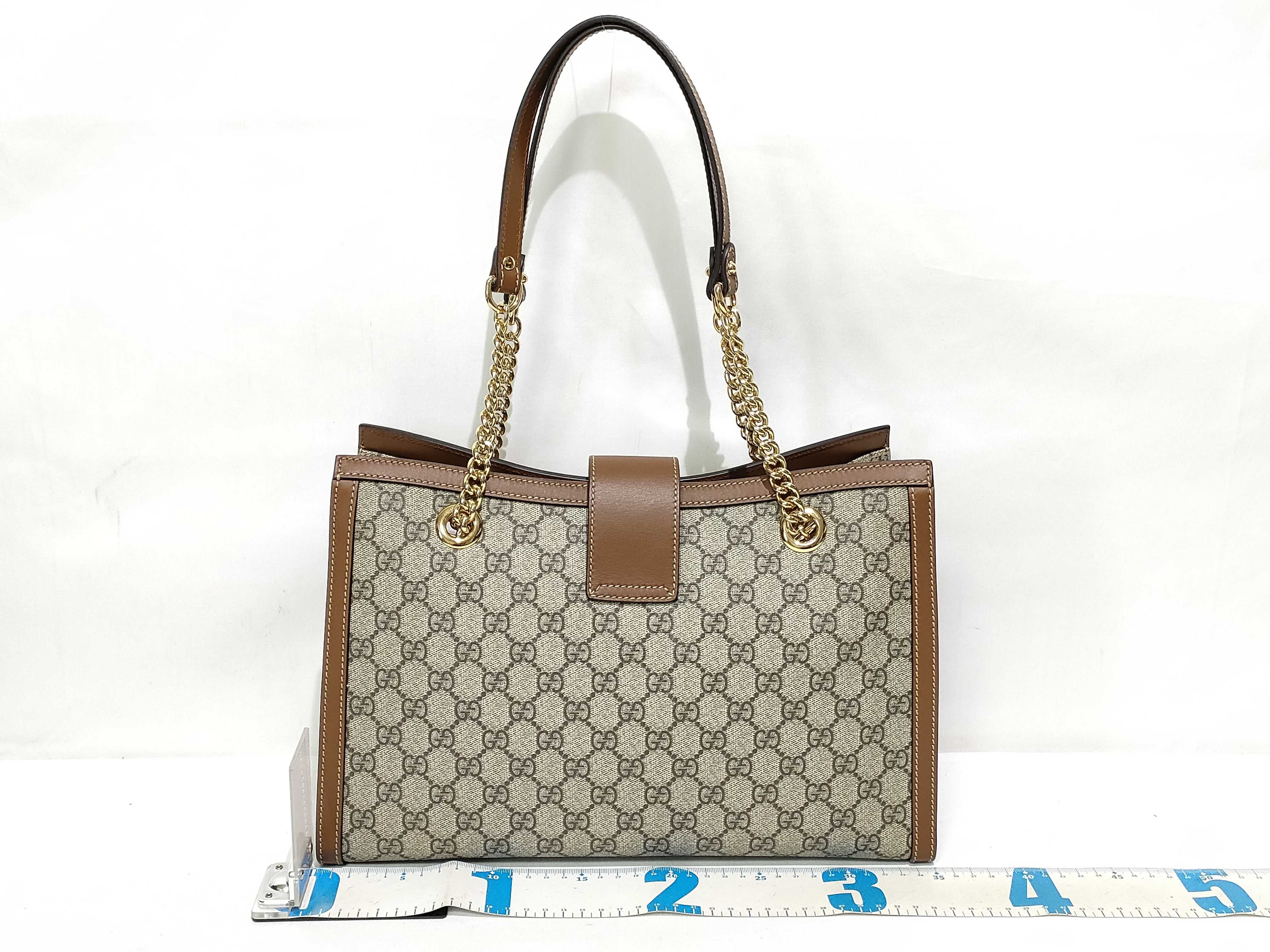 GG Supreme Padlock Chain Shoulder Tote Bag Shoulder Bag — view 2