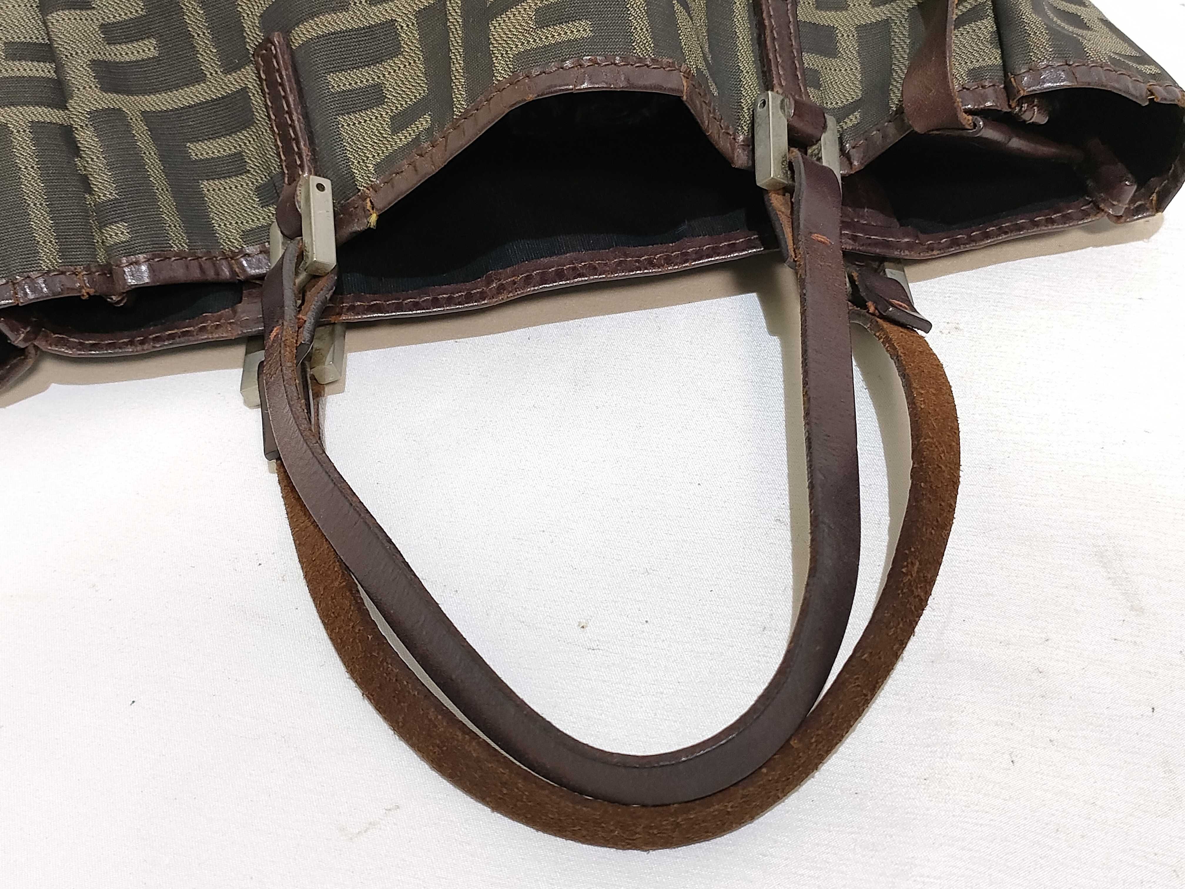 Zucca pattern Fendi Zucca handbag Brown handbag — view 3