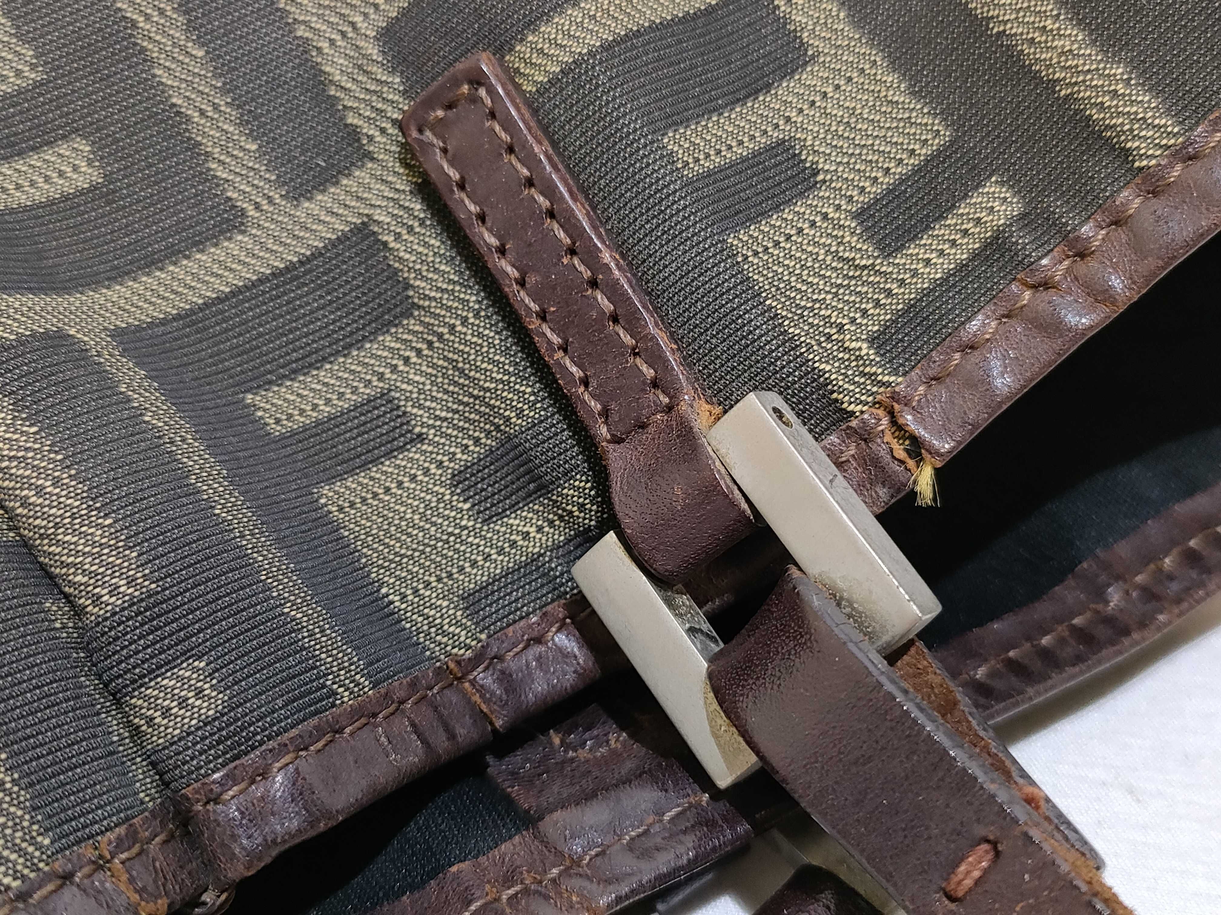 Zucca pattern Fendi Zucca handbag Brown handbag — view 5