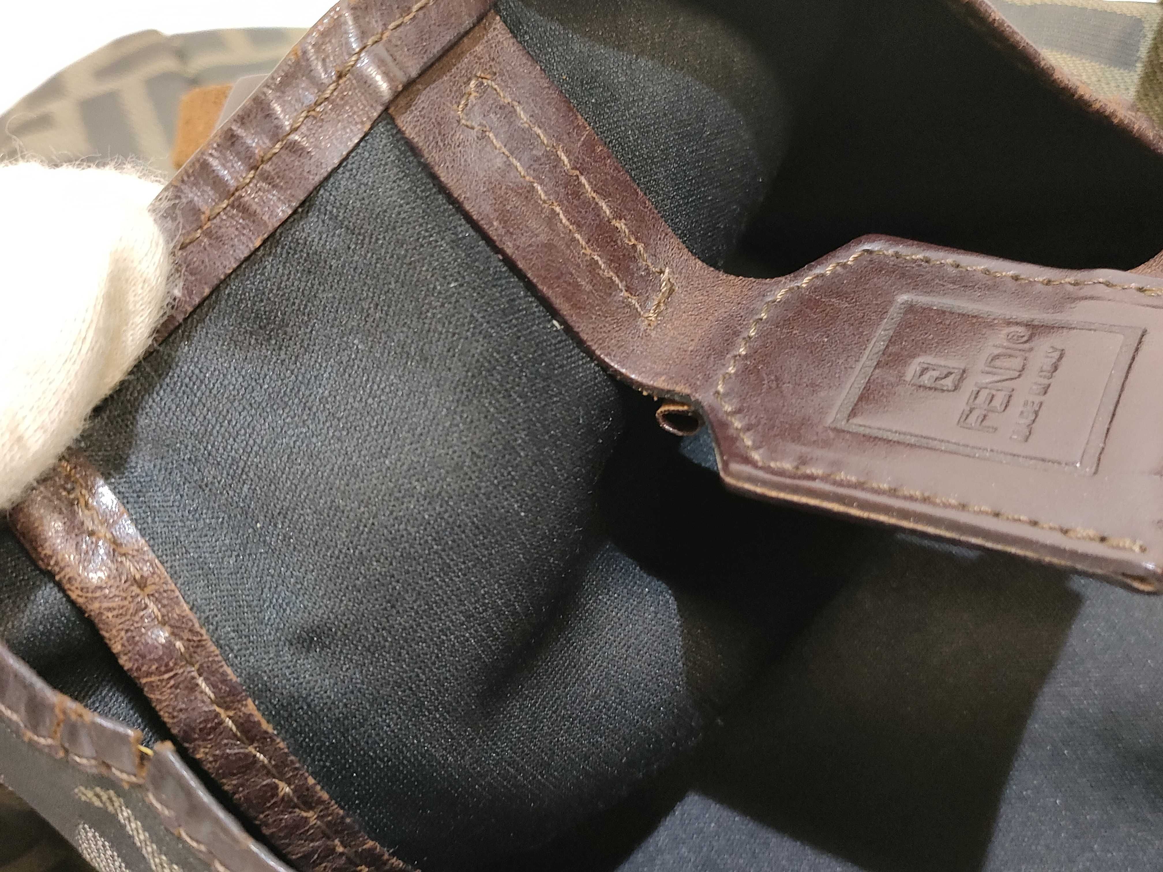 Zucca pattern Fendi Zucca handbag Brown handbag — view 10