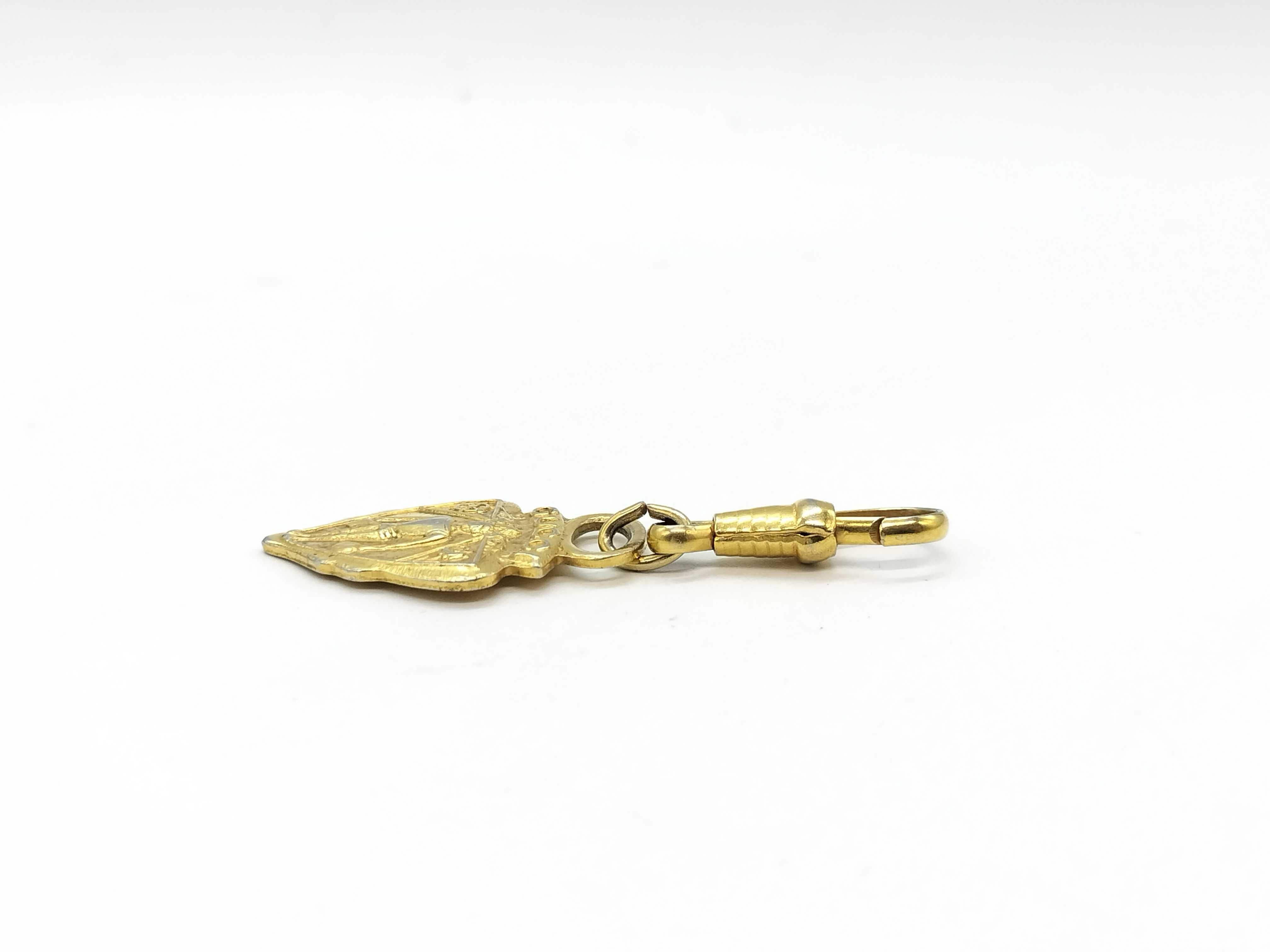 Old Gucci Crest Charm Keychain Key Case — view 2