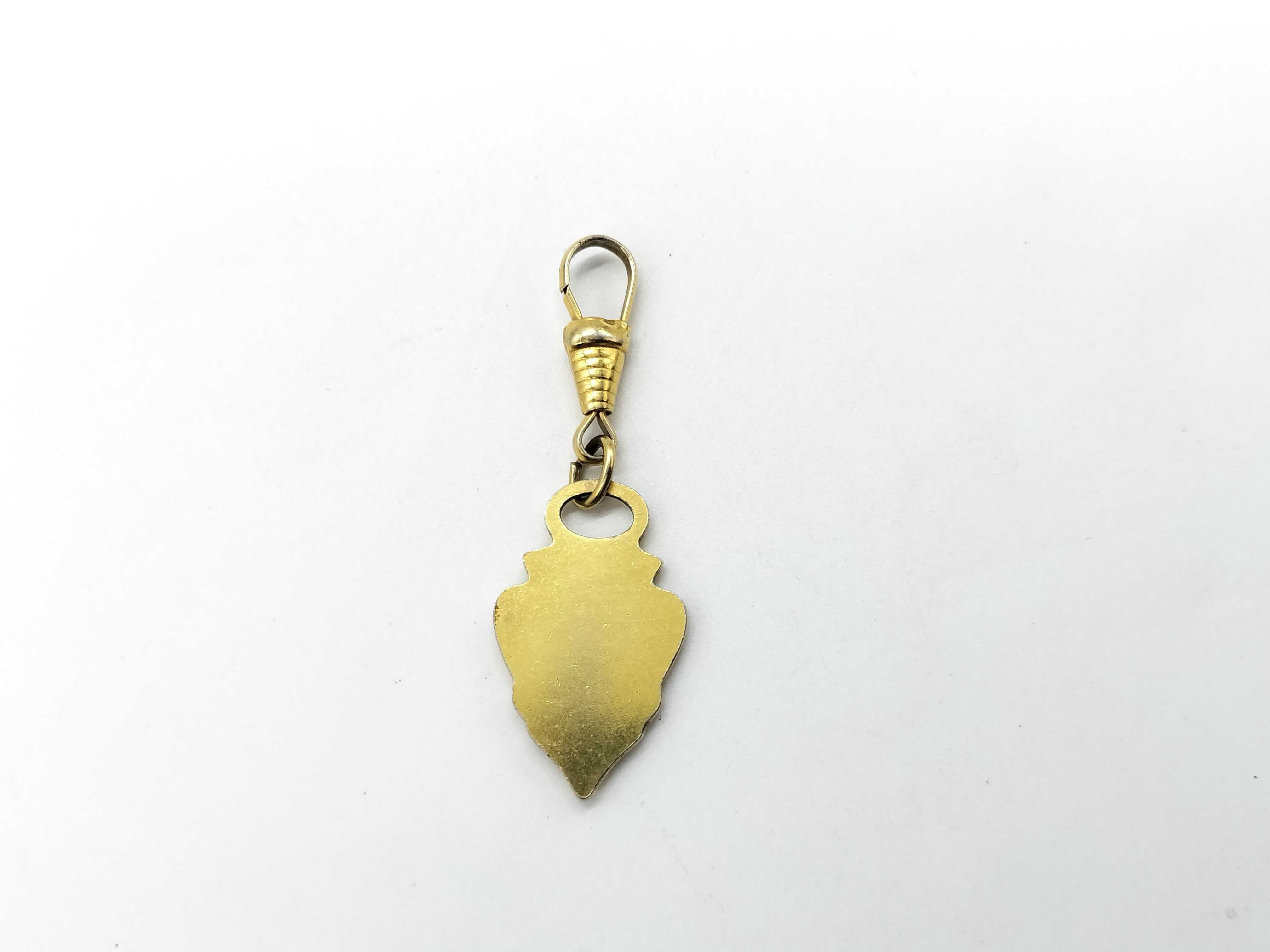 Old Gucci Crest Charm Keychain Key Case — view 3