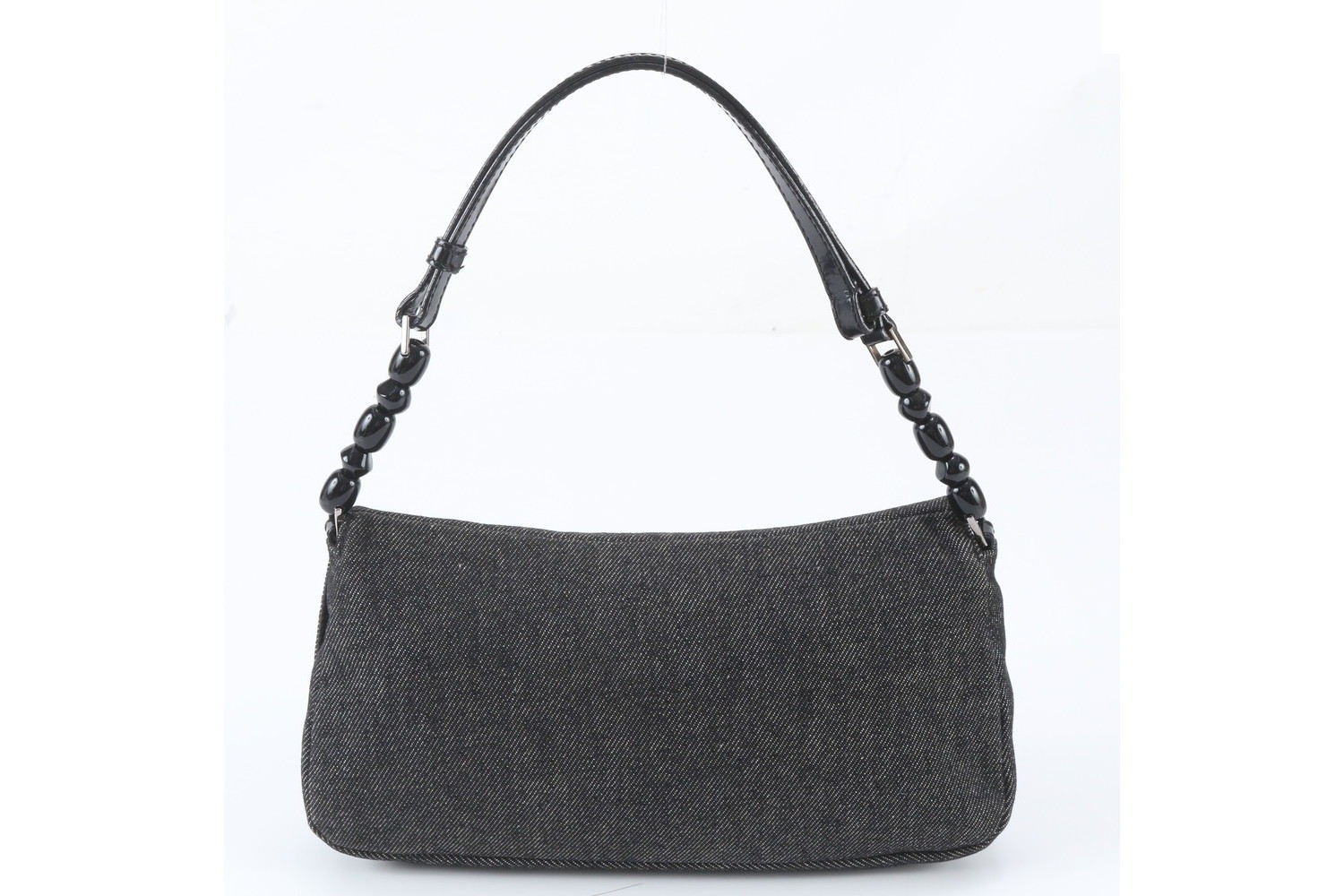 Maris Pearl Denim Leather Shoulder Bag — view 3