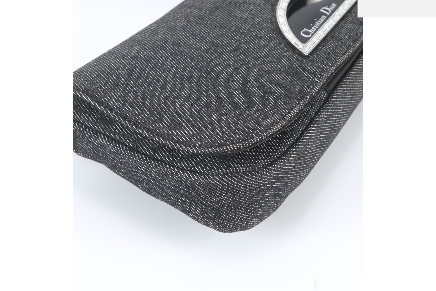 Maris Pearl Denim Leather Shoulder Bag — view 4