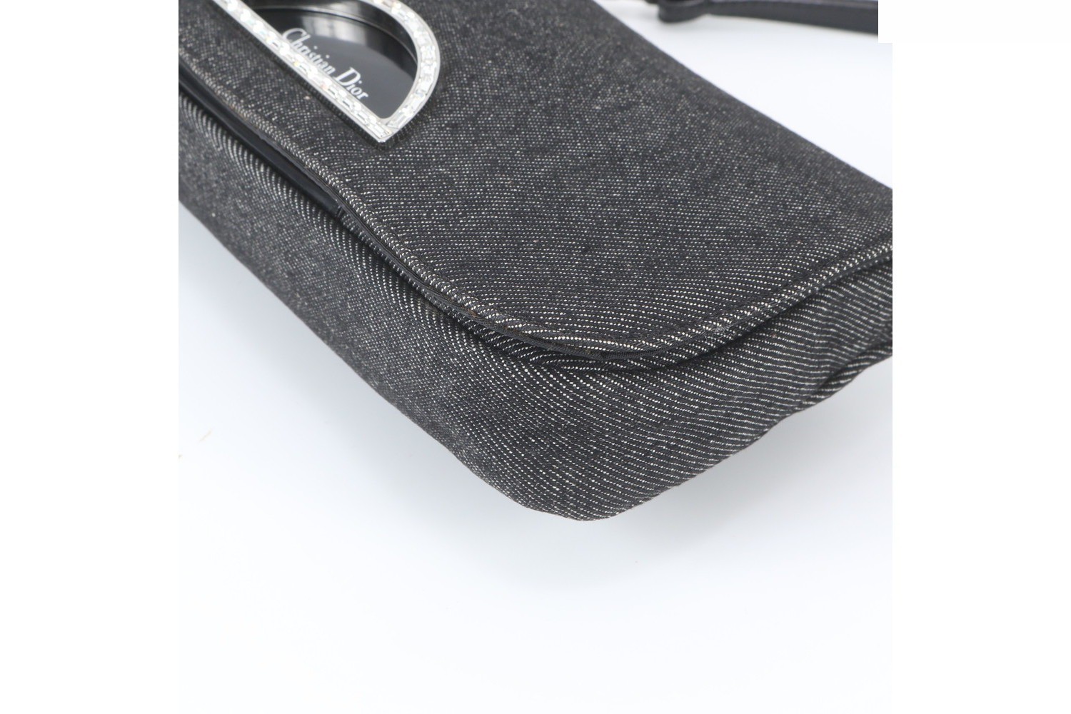Maris Pearl Denim Leather Shoulder Bag — view 5