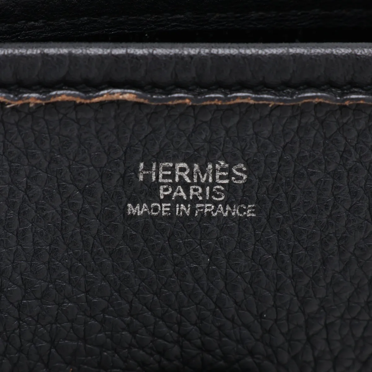 Evelyne II 29 PM, Taurillon Clemence leather, black, silver hardware, stamp unknown. — view 8