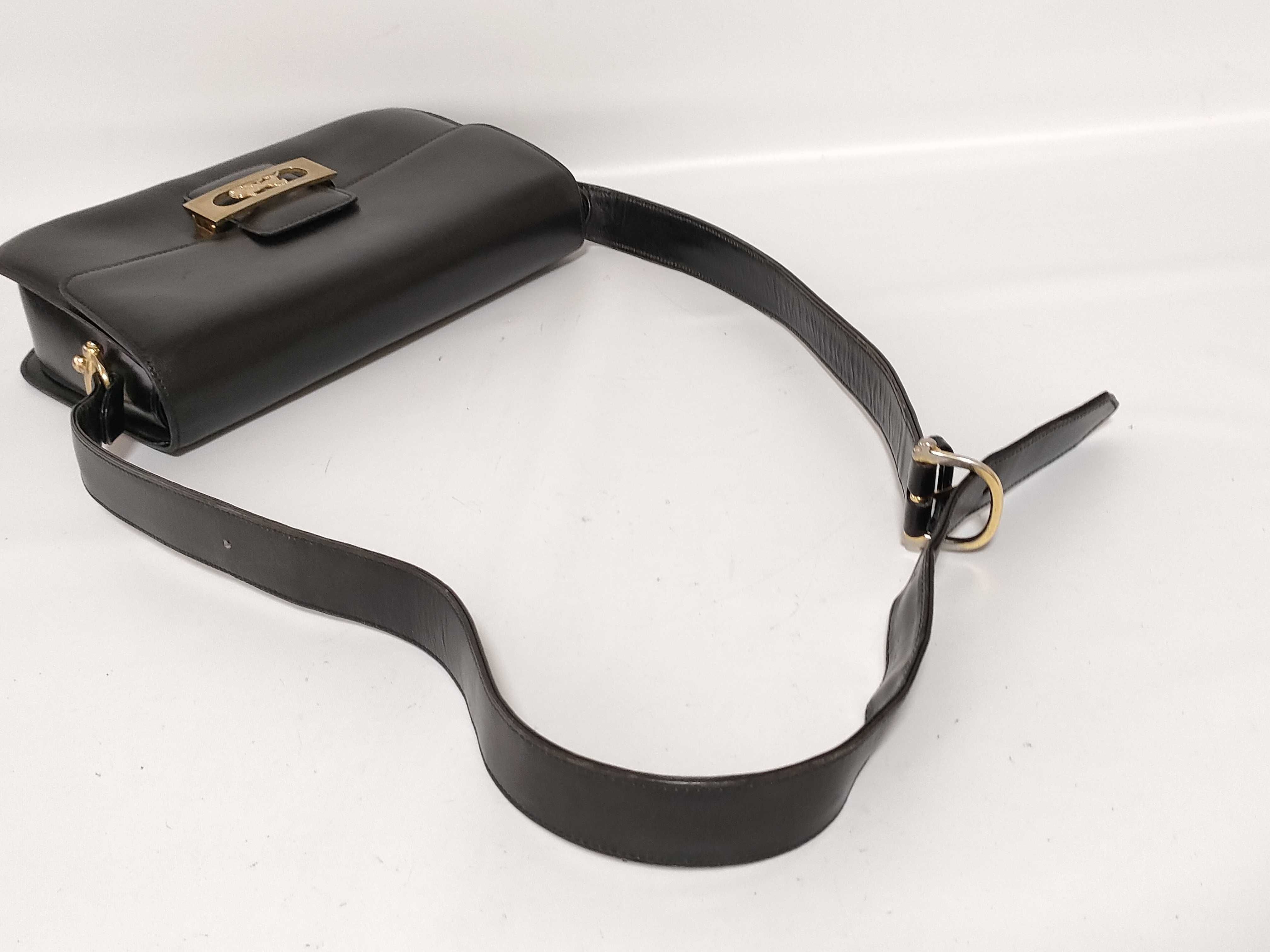Shoulder Bag with Carriage Hardware — view 3